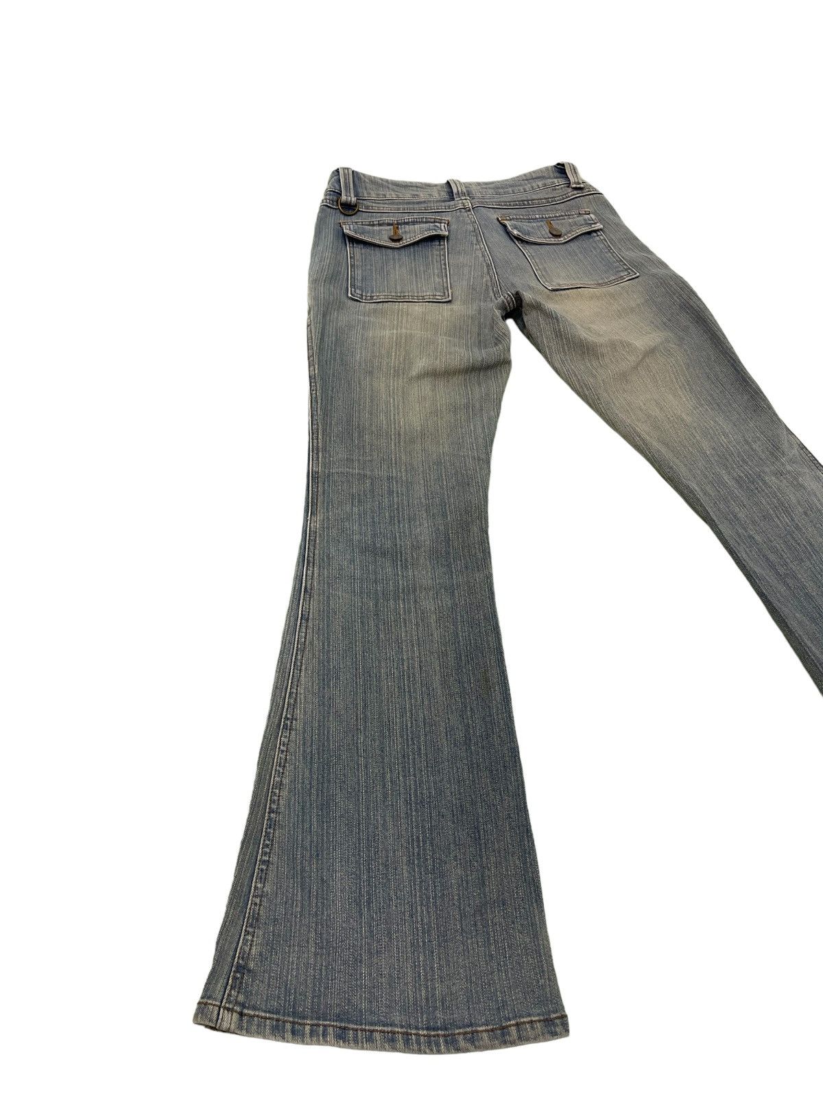 Japanese Brand Flare Jeans Daily Topics Low Rise Boot Cut Stretch 2🟦8 Size US 28 / EU 44 - 12 Thumbnail