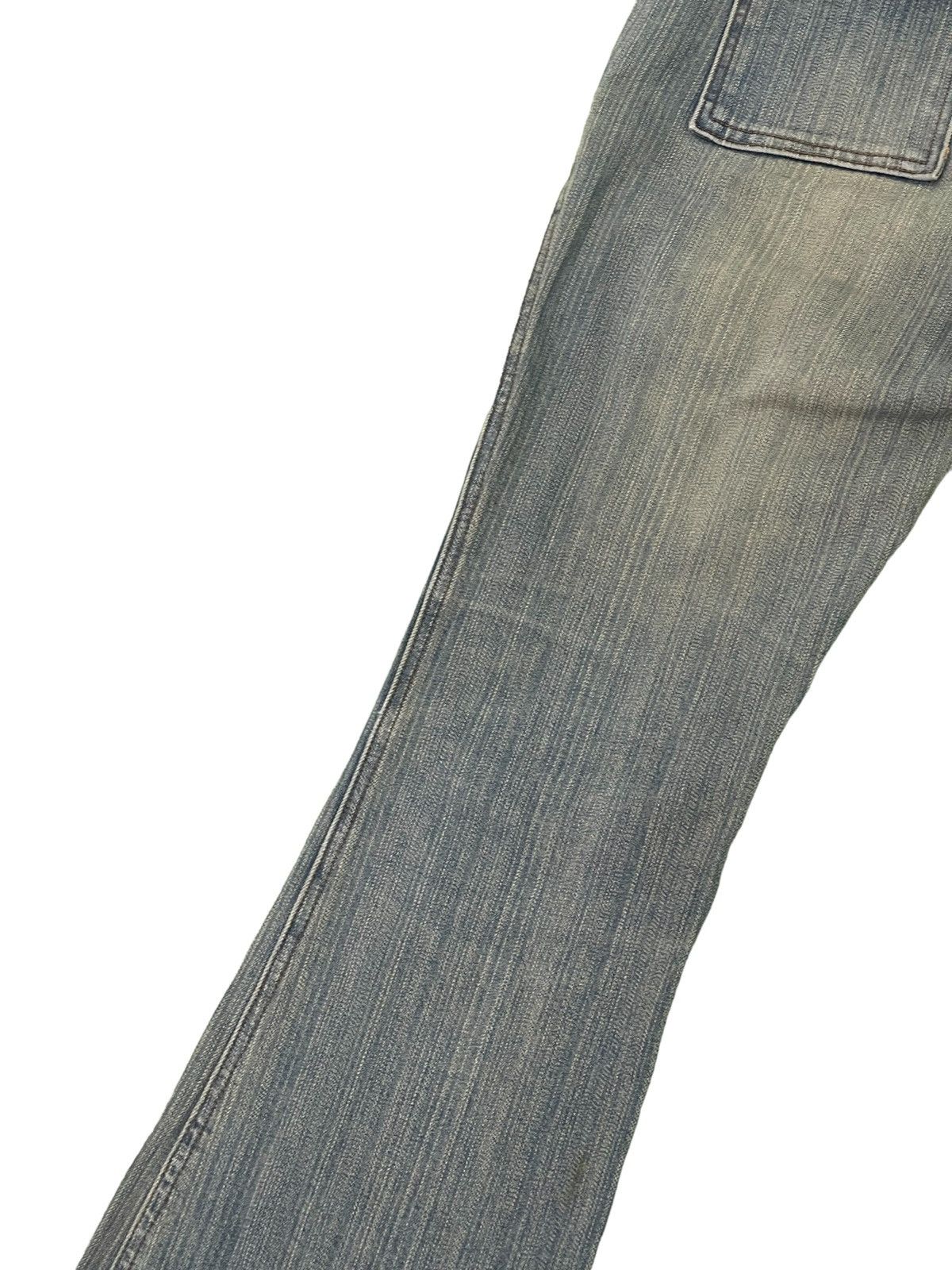 Japanese Brand Flare Jeans Daily Topics Low Rise Boot Cut Stretch 2🟦8 Size US 28 / EU 44 - 17 Thumbnail