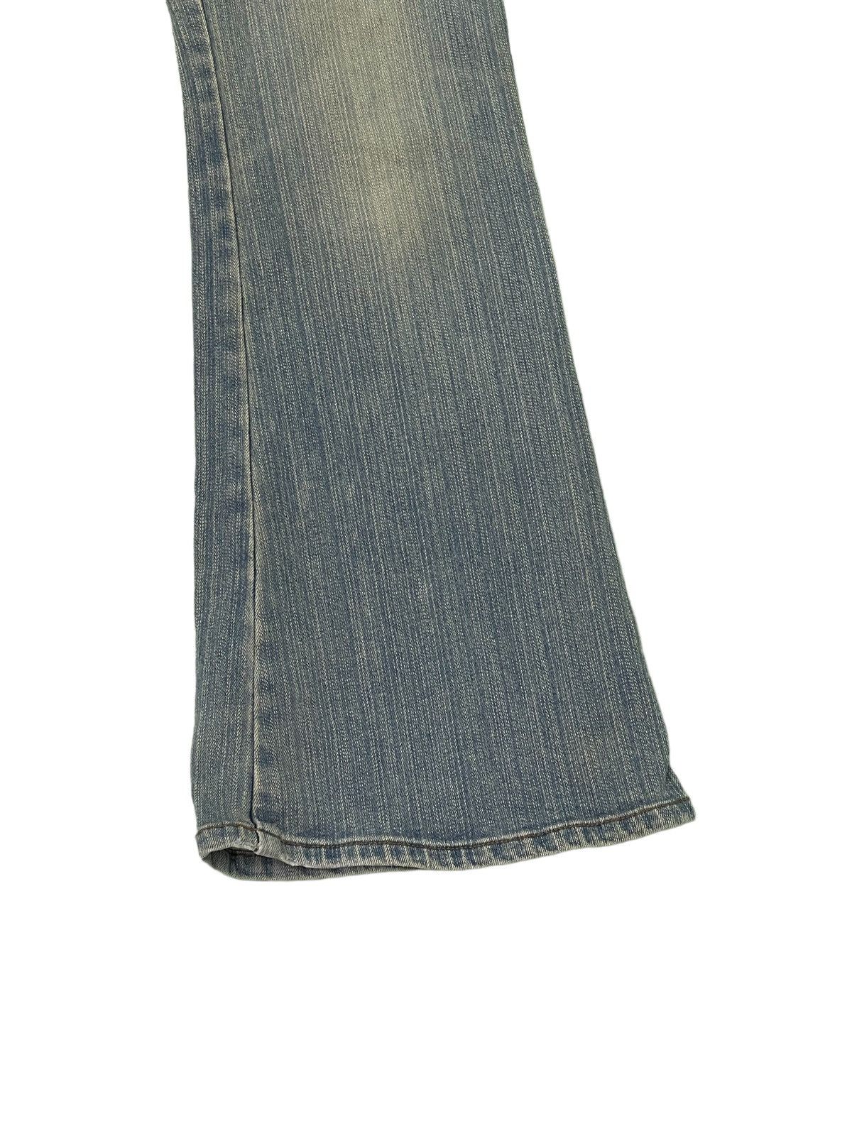 Japanese Brand Flare Jeans Daily Topics Low Rise Boot Cut Stretch 2🟦8 Size US 28 / EU 44 - 4 Thumbnail