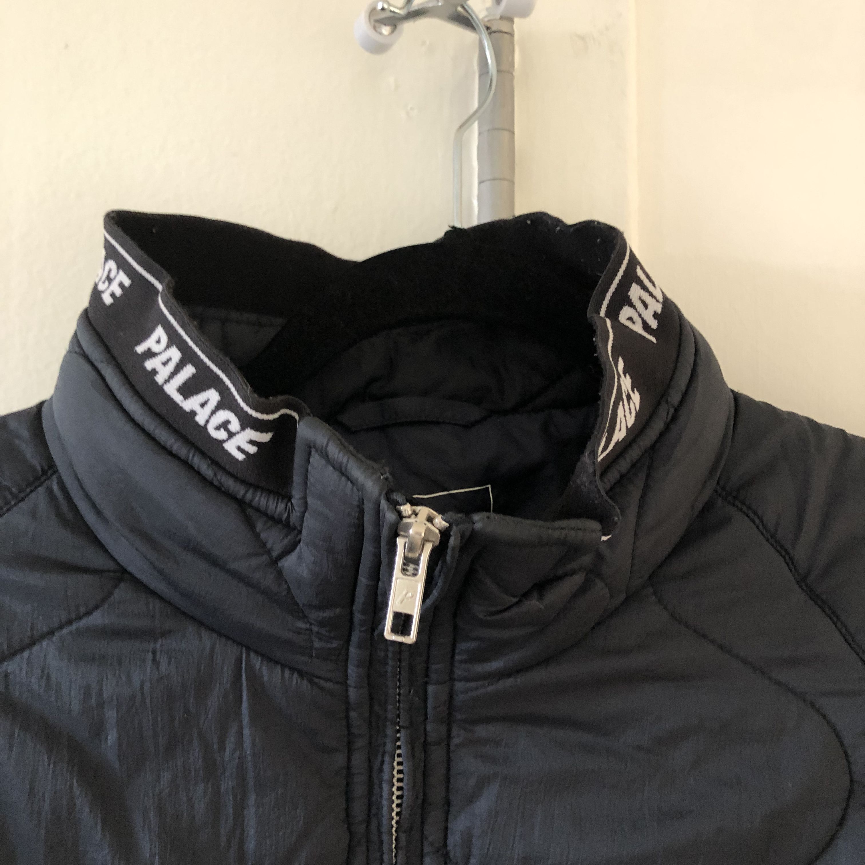 Palace Quilted Jacket Black