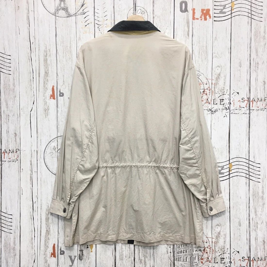 Yves Saint Laurent Rare Yves Saint Laurent Big Logo Embroidery Long Jacket Size US L / EU 52-54 / 3 - 3 Thumbnail
