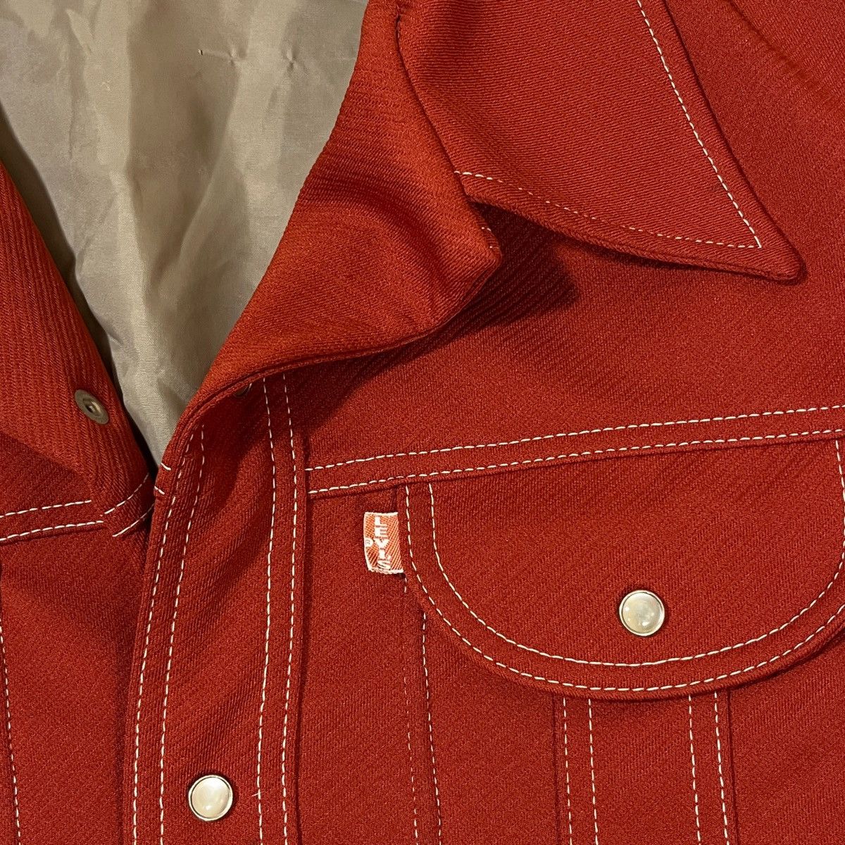 Levi's × Vintage 60s Levis Panatela Snap Shirt big e Size US L / EU 52-54 / 3 - 2 Thumbnail