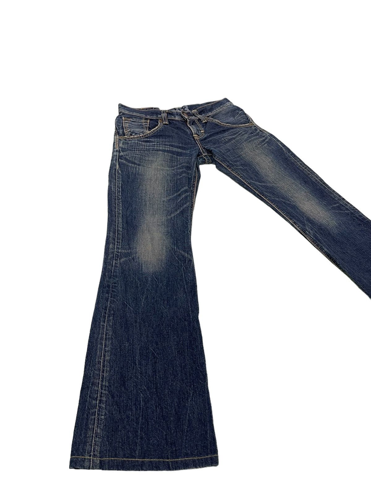 Edwin Flare Jeans Edwin Japan Faded Clawmark Boot Cut 2🟦8 Size US 29 - 1 Thumbnail
