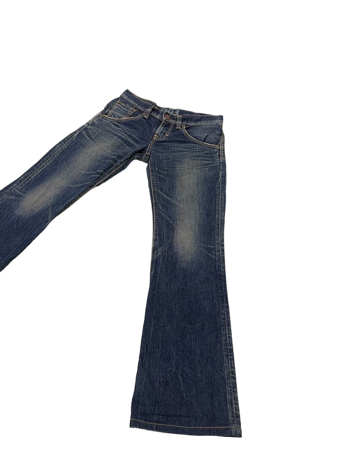 Edwin Flare Jeans Edwin Japan Faded Clawmark Boot Cut 2🟦8 Size US 29 - 3 Thumbnail