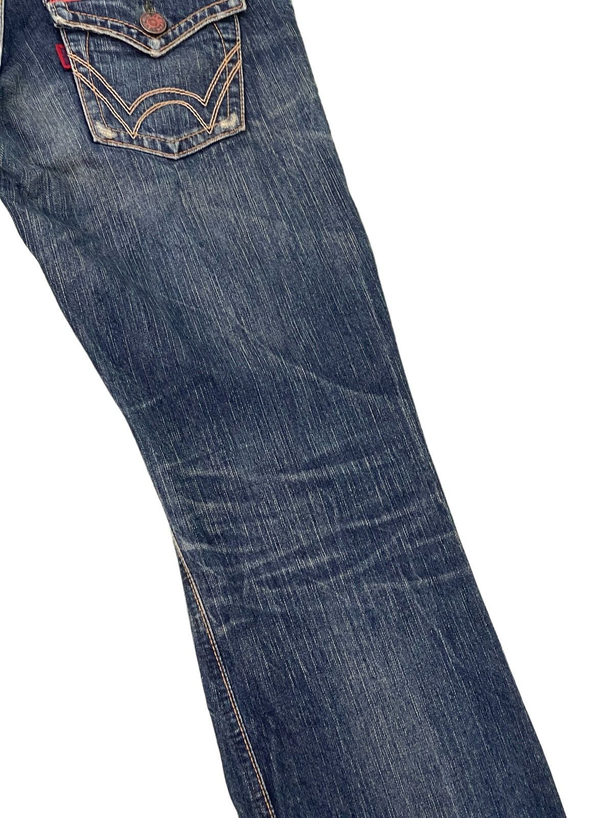 Edwin Flare Jeans Edwin Japan Faded Clawmark Boot Cut 2🟦8 Size US 29 - 16 Thumbnail