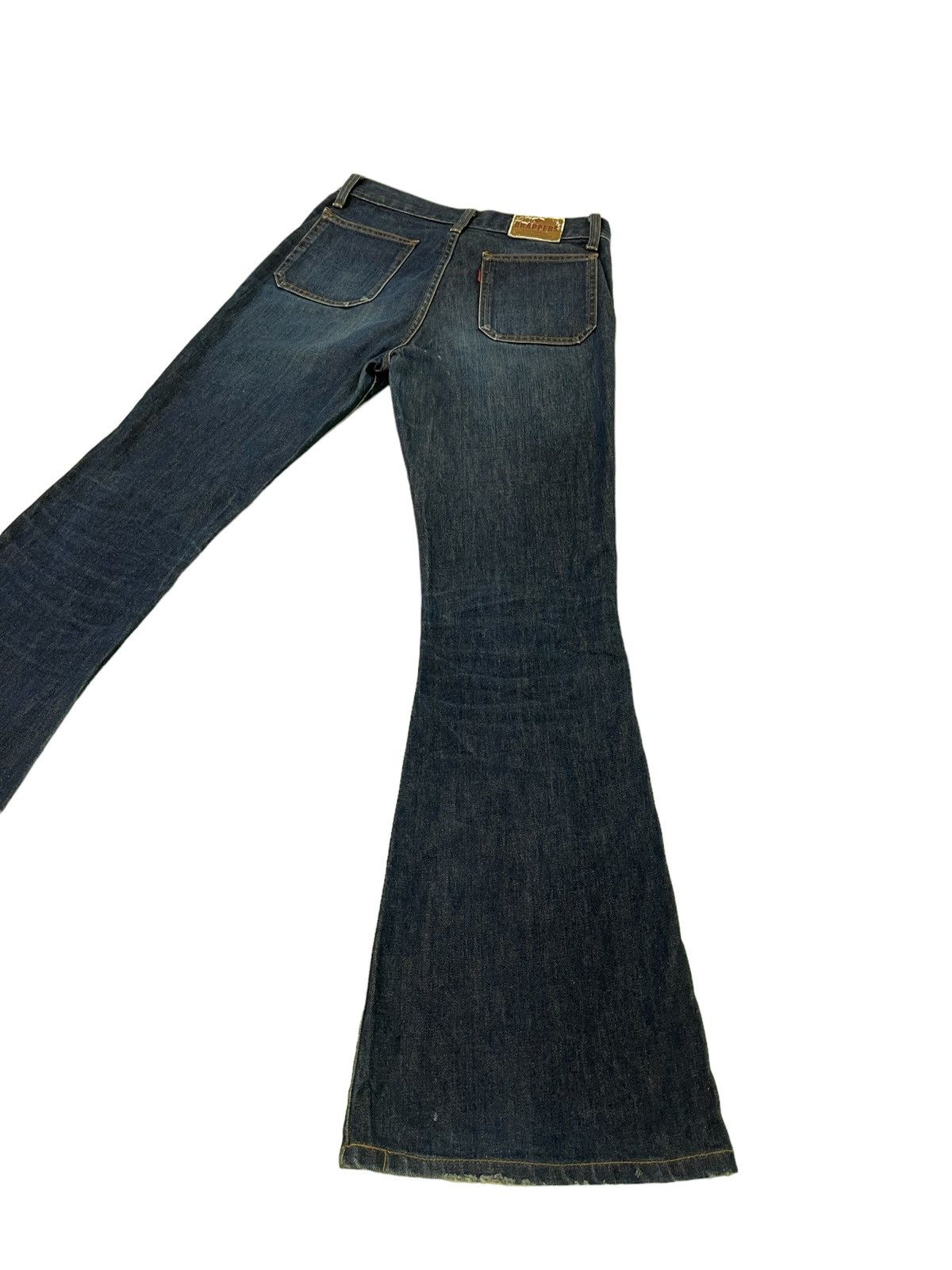 Japanese Brand Flare Jeans Brappers Japan Bell Bottom Denim 2🟦8 Size US 29 - 14 Thumbnail
