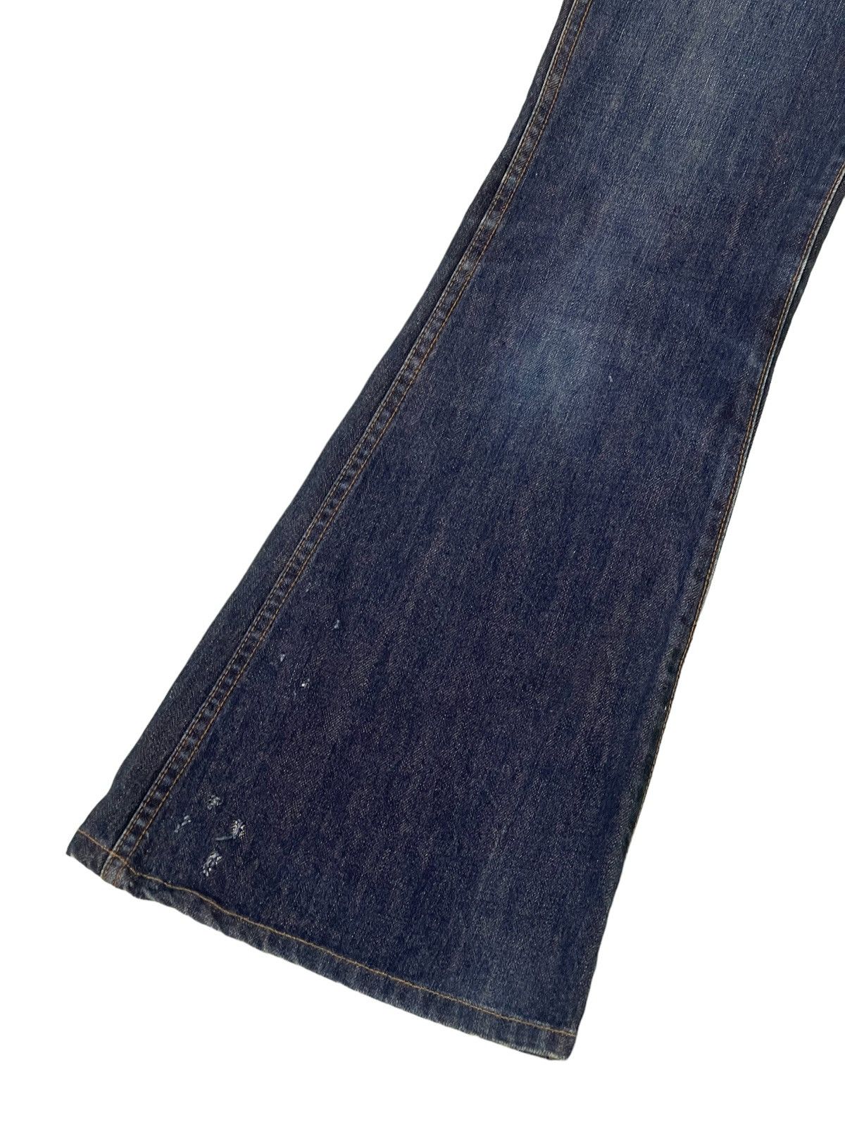 Japanese Brand Flare Jeans Brappers Japan Bell Bottom Denim 2🟦8 Size US 29 - 5 Thumbnail