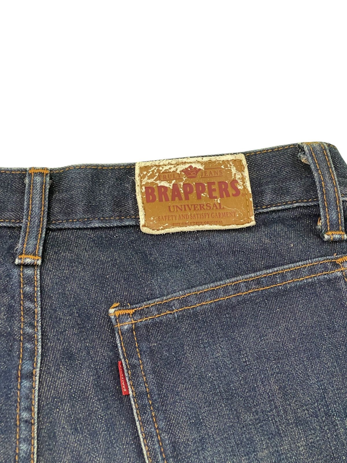 Japanese Brand Flare Jeans Brappers Japan Bell Bottom Denim 2🟦8 Size US 29 - 20 Thumbnail
