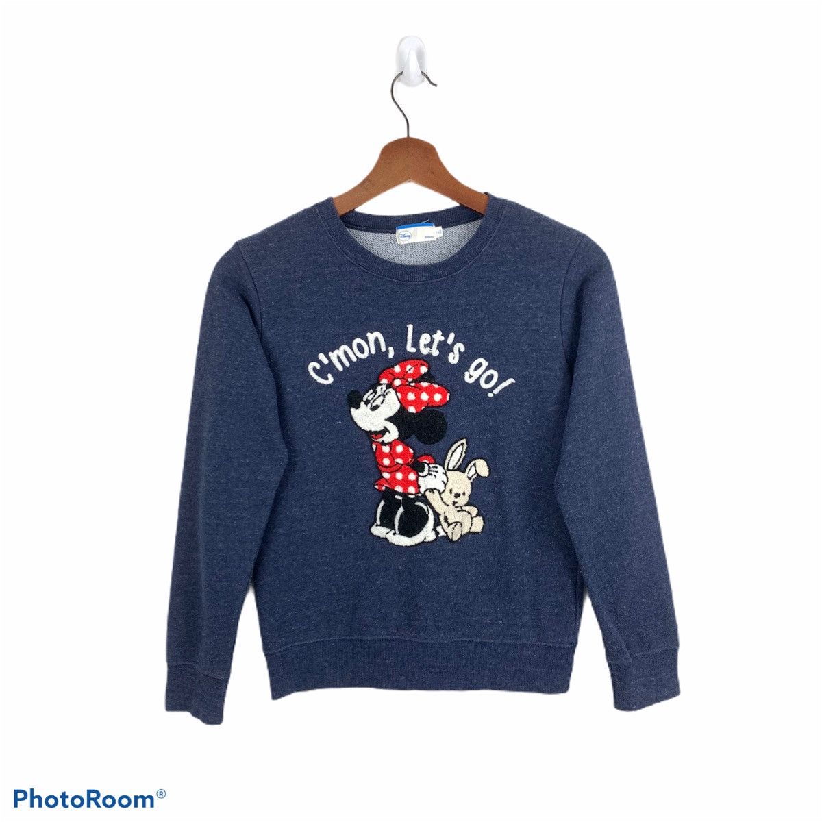 Japanese Brand DISNEY MickeyMouse Kid BigLogo Patchwork Sweatshirt Sweater Size S / US 4 / IT 40 - 1 Thumbnail