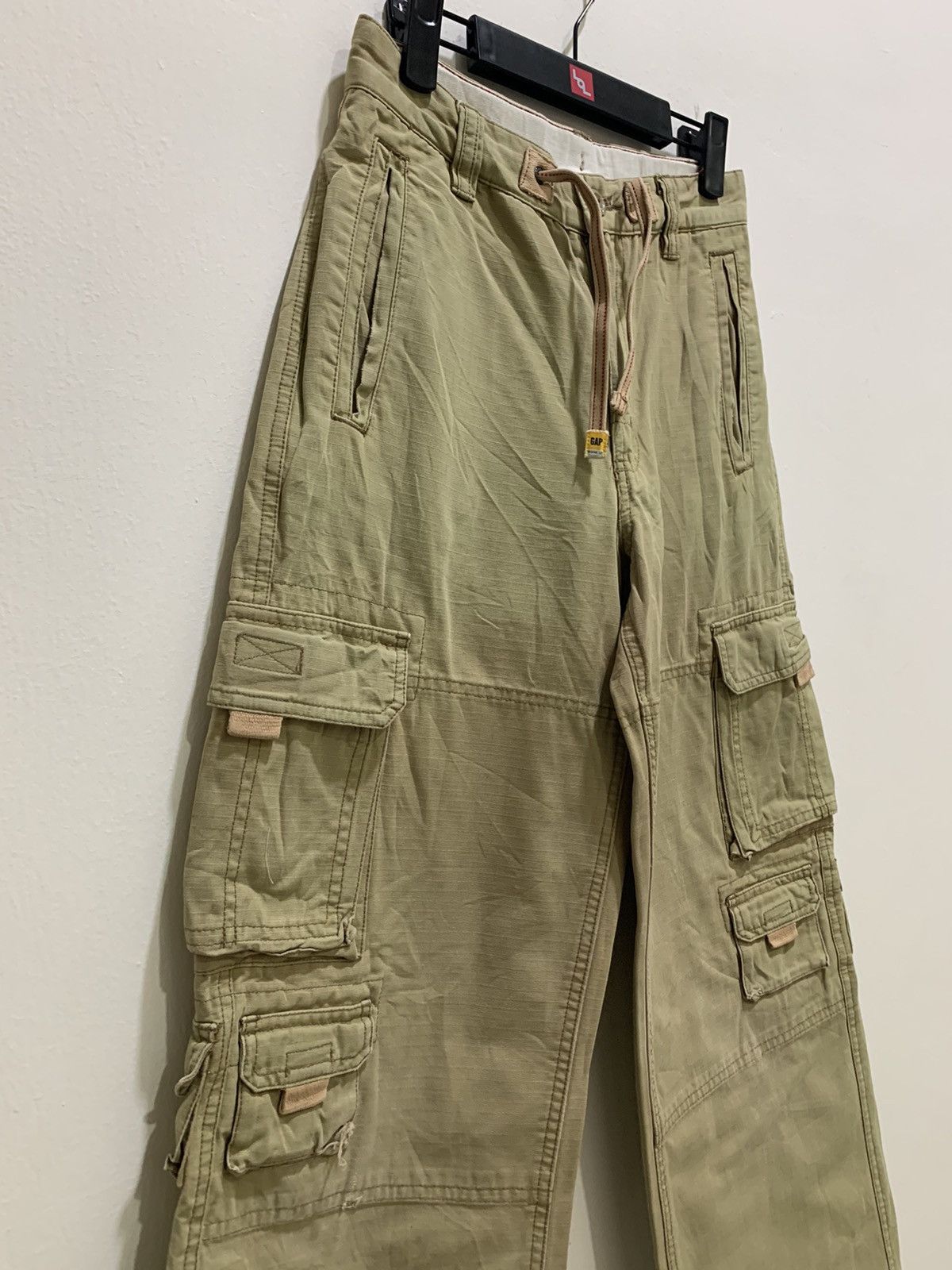 Gap × Japanese Brand GAP KID 10Pocket Drawstring Bondage Baggy Utility CargoPant Size US 26 / EU 42 - 6 Thumbnail