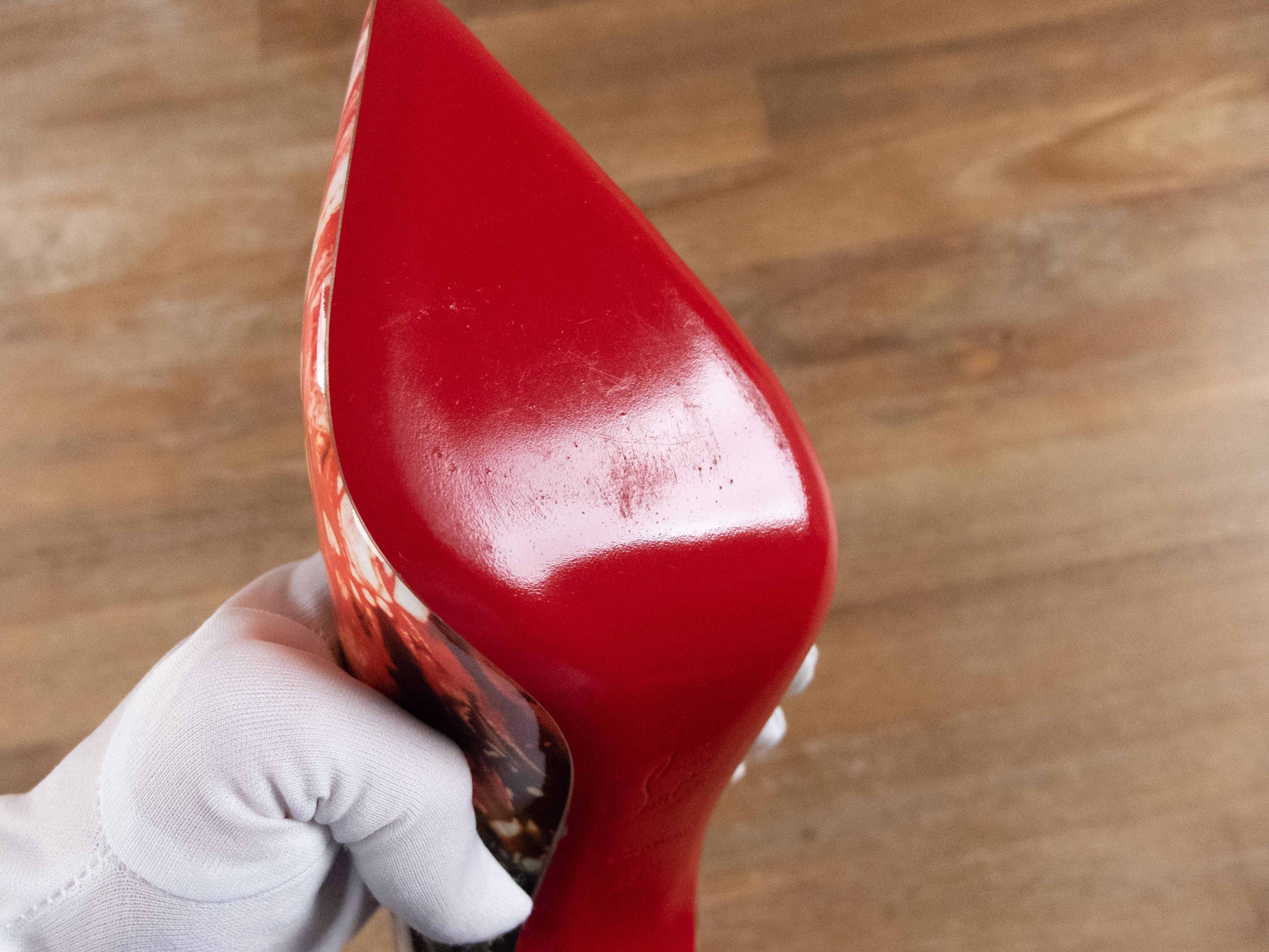Christian Louboutin CHRISTIAN LOUBOUTIN Pigalle Bazin patent leather pumps 39.5 Size US 9.5 / IT 39.5 - 8 Thumbnail