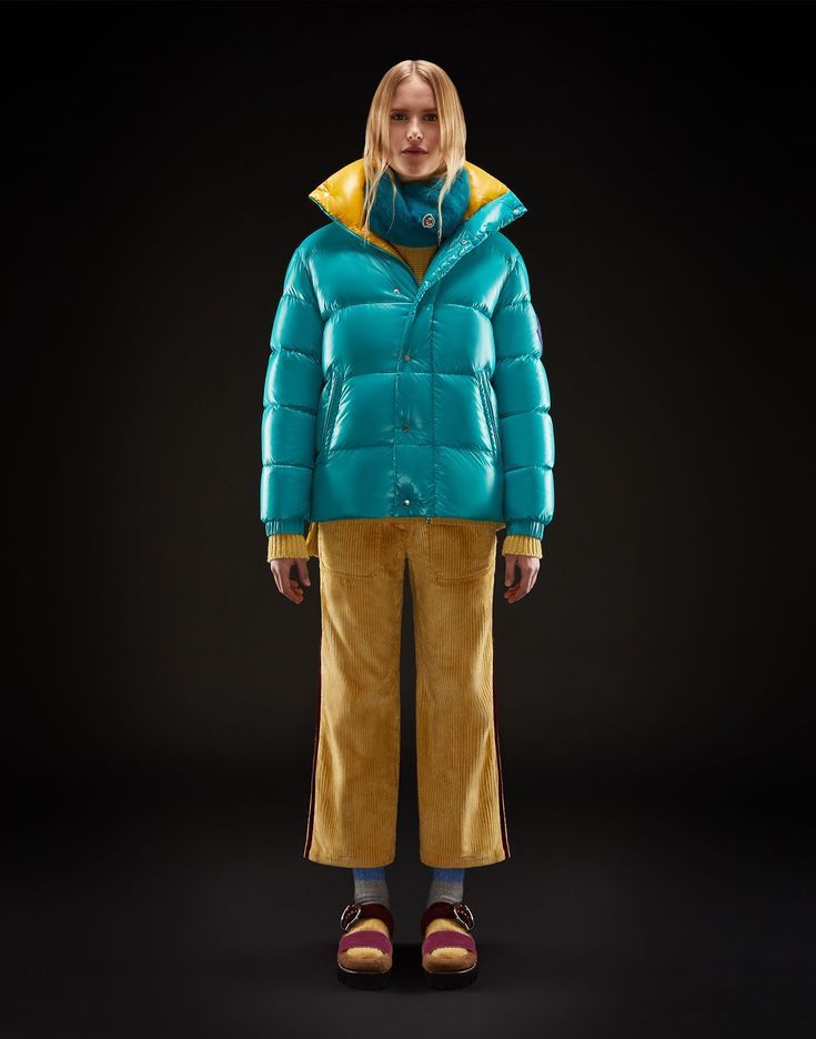 Moncler MONCLER GENIUS Dervaux green quilted down padded jacket coat Size M / US 6-8 / IT 42-44 - 2 Thumbnail
