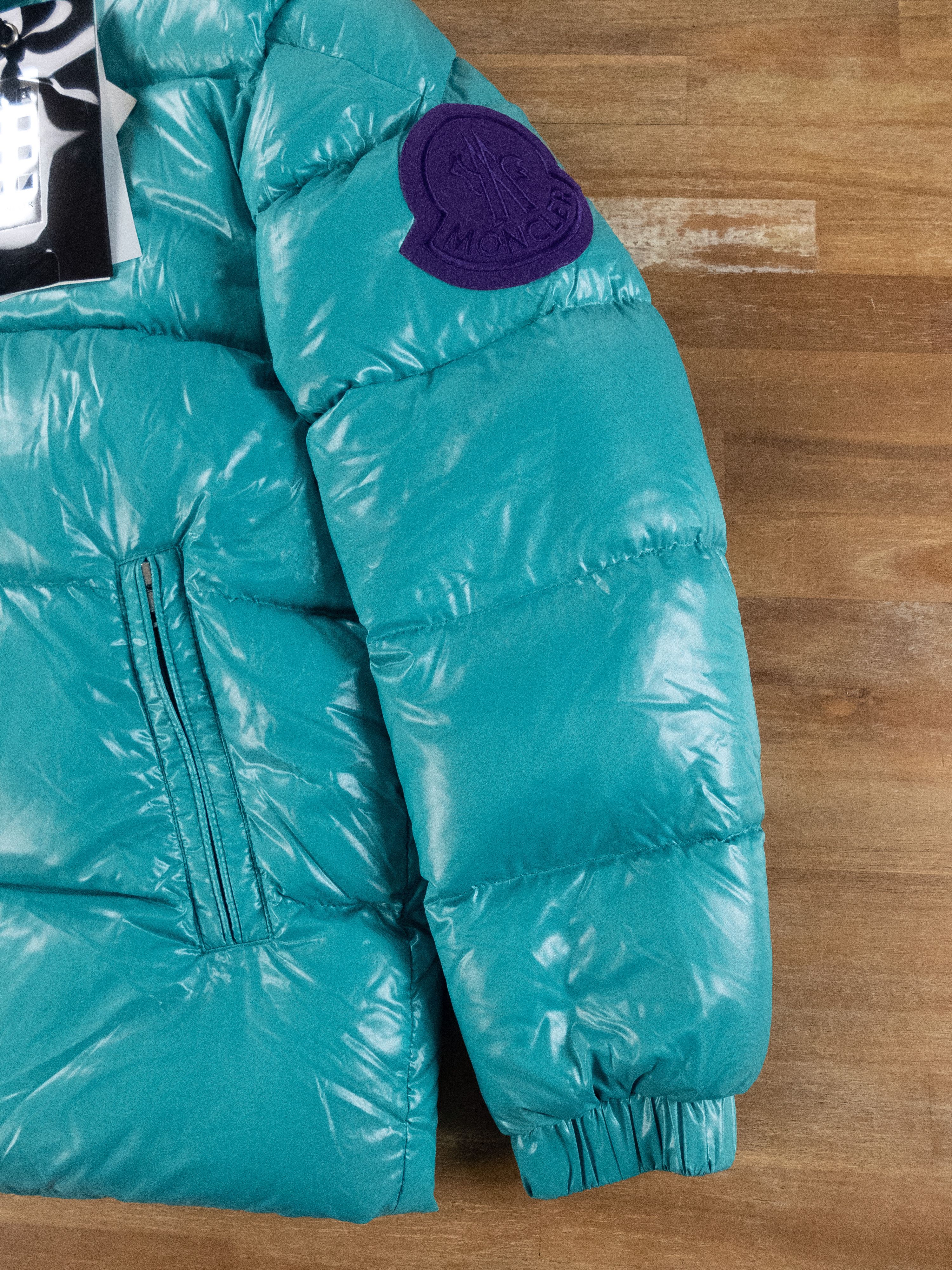 Moncler MONCLER GENIUS Dervaux green quilted down padded jacket coat Size M / US 6-8 / IT 42-44 - 6 Thumbnail