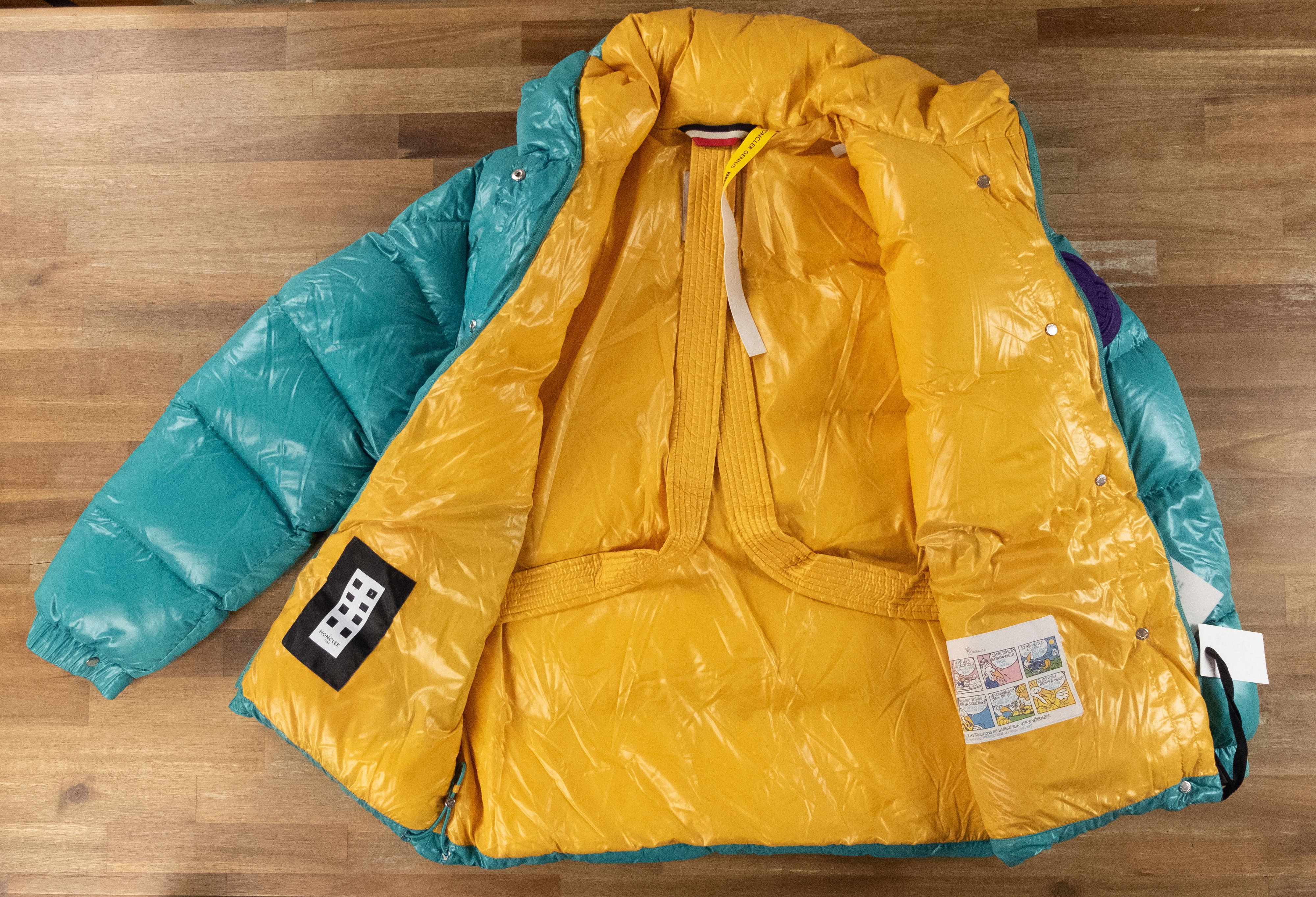 Moncler MONCLER GENIUS Dervaux green quilted down padded jacket coat Size M / US 6-8 / IT 42-44 - 8 Thumbnail