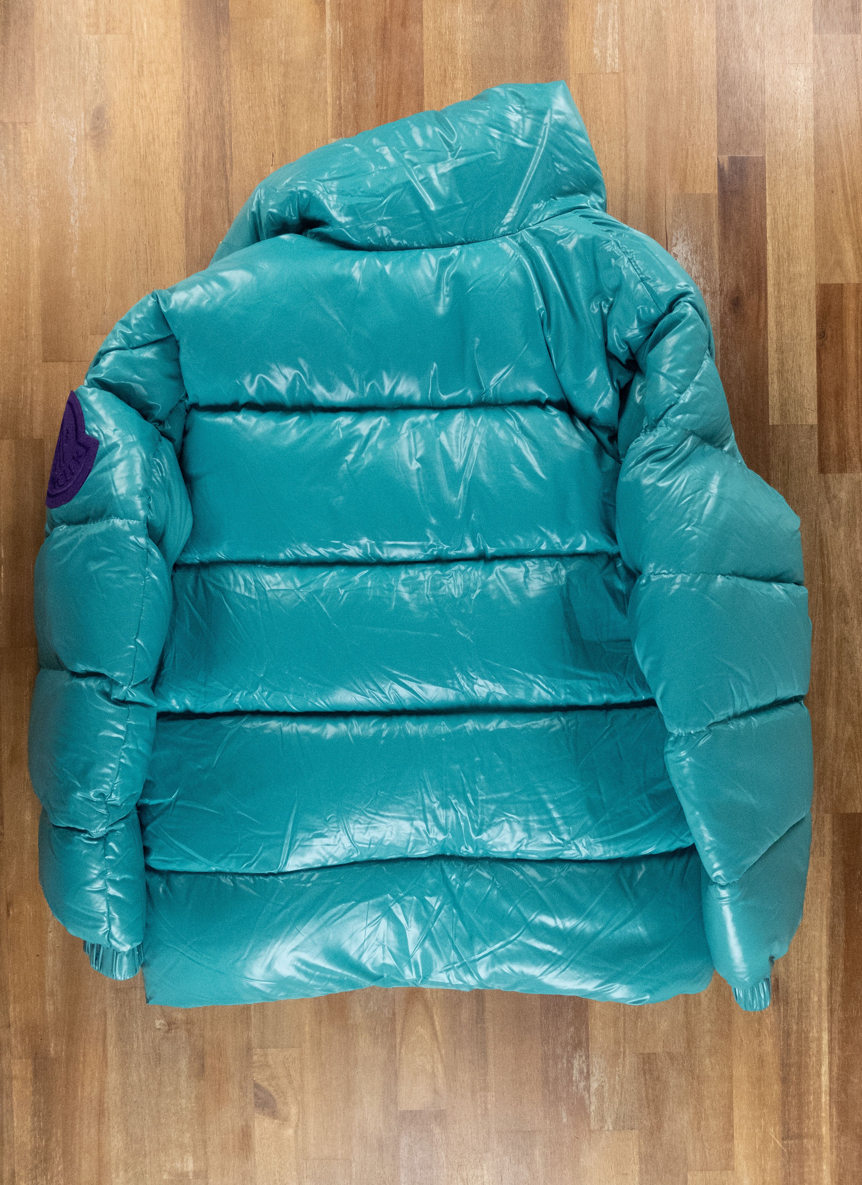 Moncler MONCLER GENIUS Dervaux green quilted down padded jacket coat Size M / US 6-8 / IT 42-44 - 13 Thumbnail