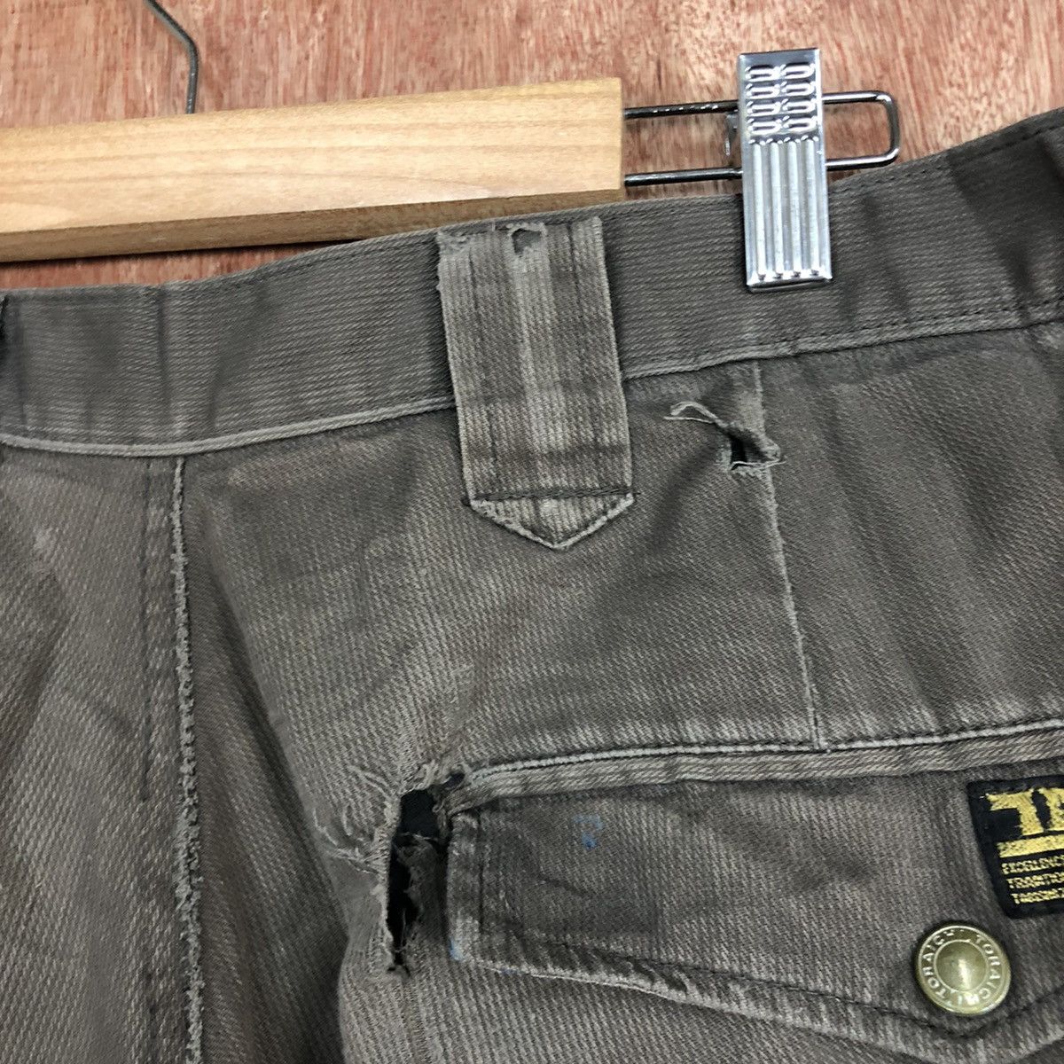 Japanese Brand Japan Brown Multipocket Tactical Cargo Pants #c836 Size US 32 / EU 48 - 12 Thumbnail
