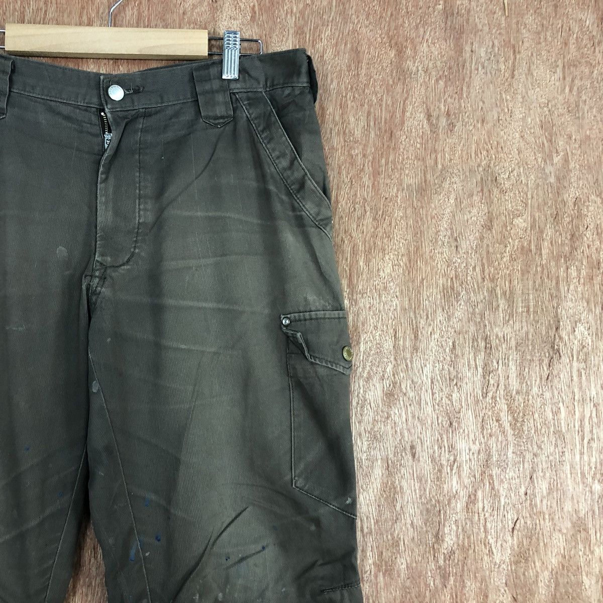 Japanese Brand Japan Brown Multipocket Tactical Cargo Pants #c836 Size US 32 / EU 48 - 5 Thumbnail