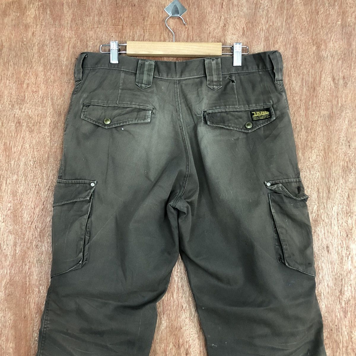 Japanese Brand Japan Brown Multipocket Tactical Cargo Pants #c836 Size US 32 / EU 48 - 10 Thumbnail