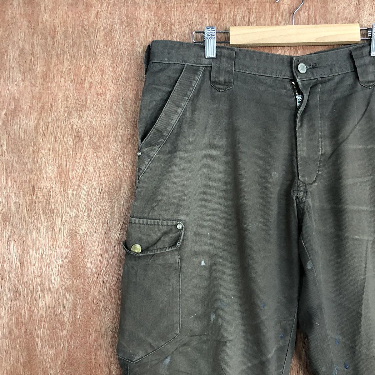Japanese Brand Japan Brown Multipocket Tactical Cargo Pants #c836 Size US 32 / EU 48 - 6 Thumbnail