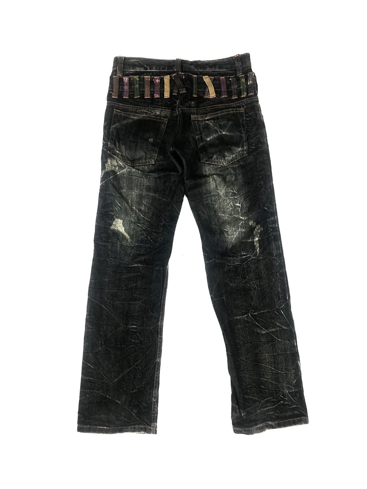 Japanese Brand Japanese Brand Nylaus Double Waist acid wash jeans Size US 30 / EU 46 - 2 Thumbnail