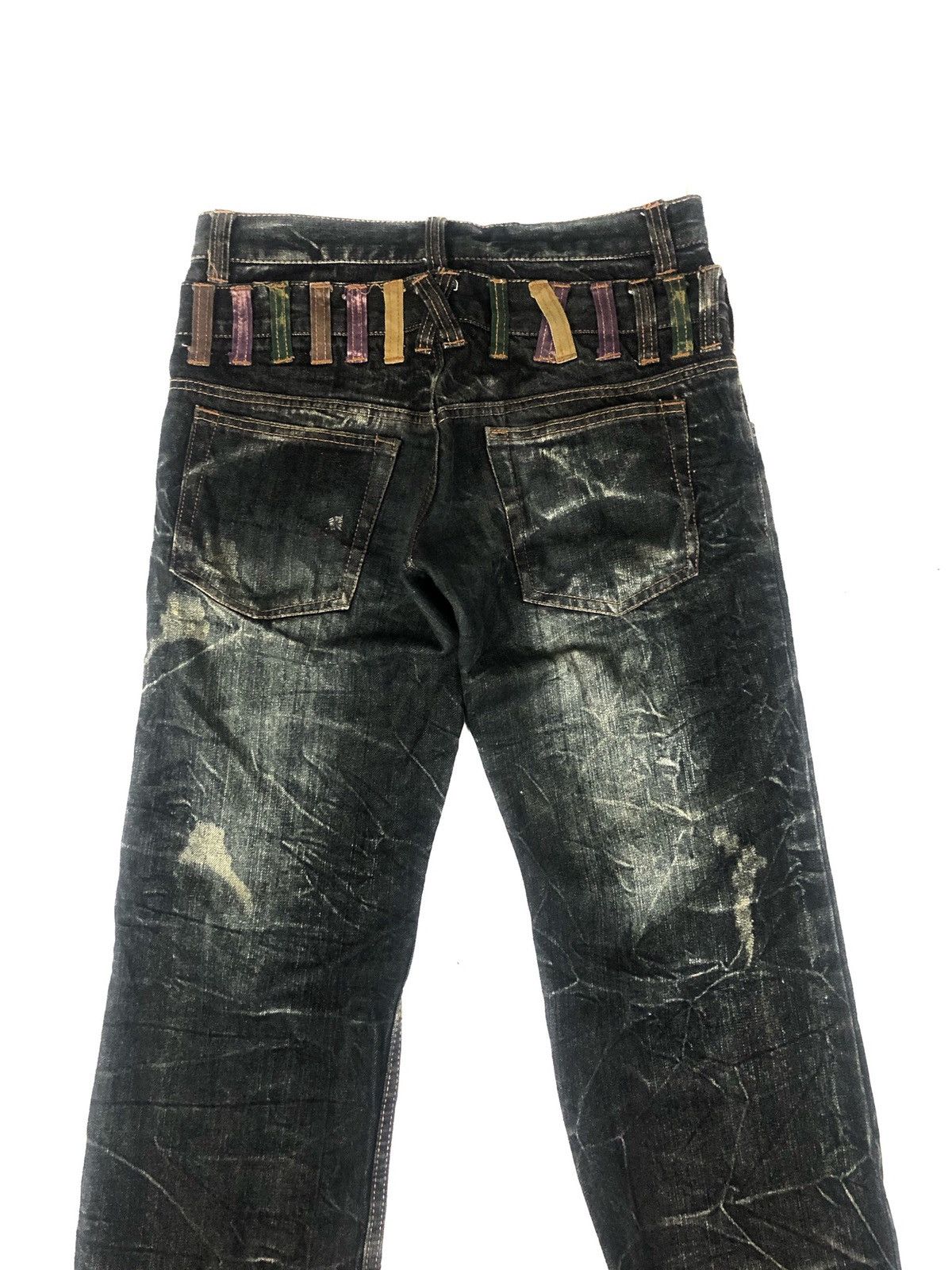 Japanese Brand Japanese Brand Nylaus Double Waist acid wash jeans Size US 30 / EU 46 - 5 Thumbnail