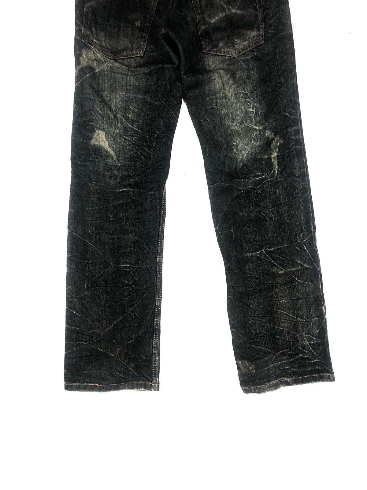 Japanese Brand Japanese Brand Nylaus Double Waist acid wash jeans Size US 30 / EU 46 - 6 Thumbnail