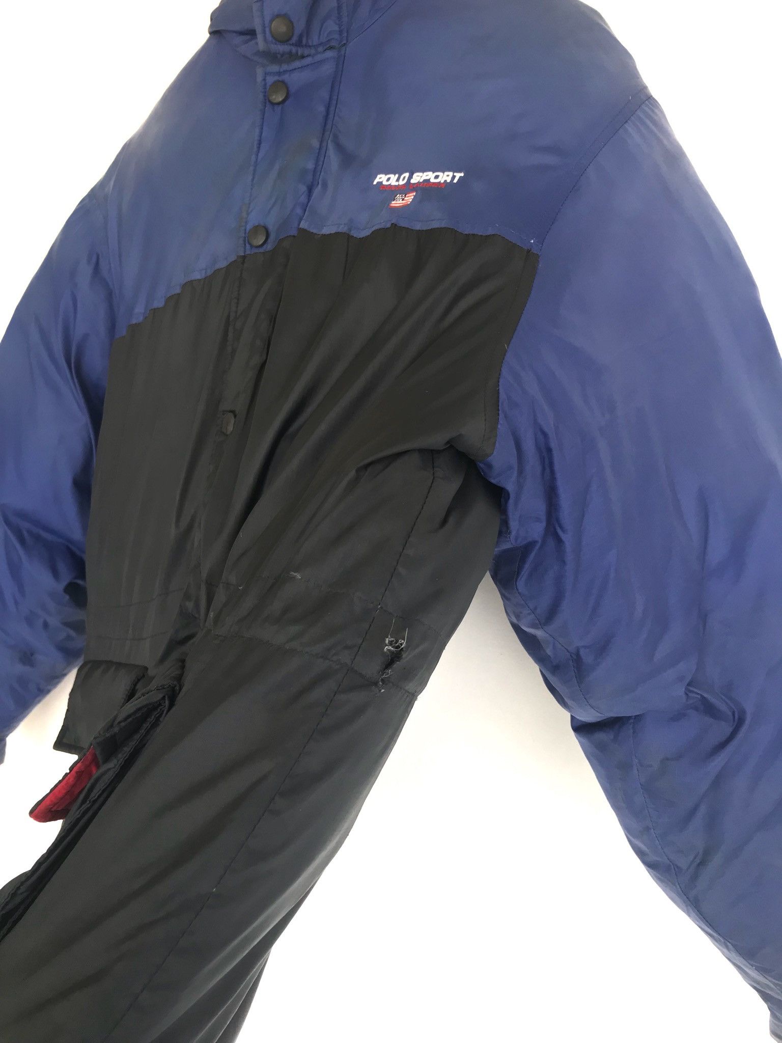 Polo Ralph Lauren Vintage polo sport multi colour puffer jacket Size US L / EU 52-54 / 3 - 6 Thumbnail