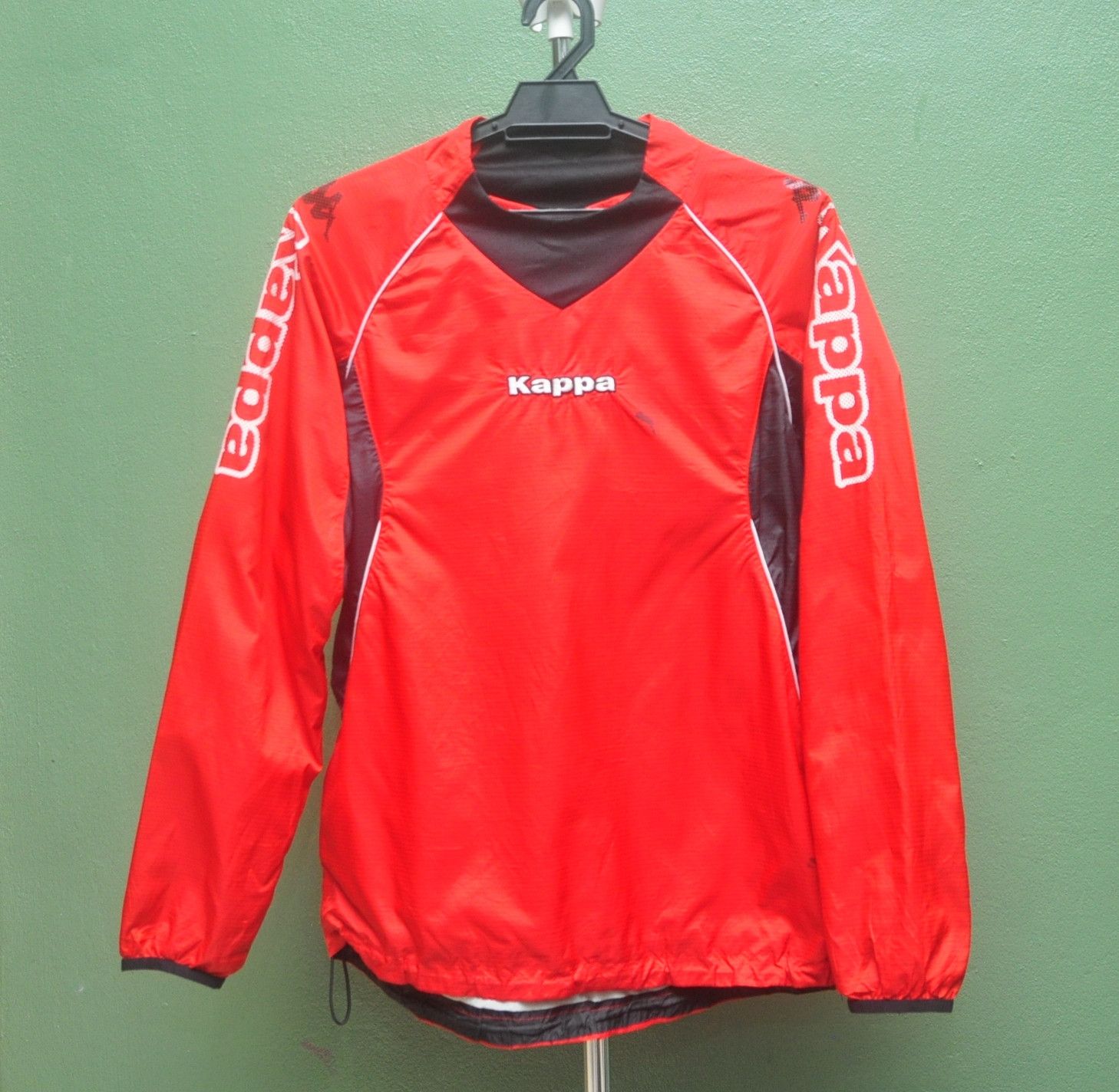 Designer × Japanese Brand × Kappa Vintage Kappa Windbreaker Sweater Size US L / EU 52-54 / 3 - 1 Thumbnail