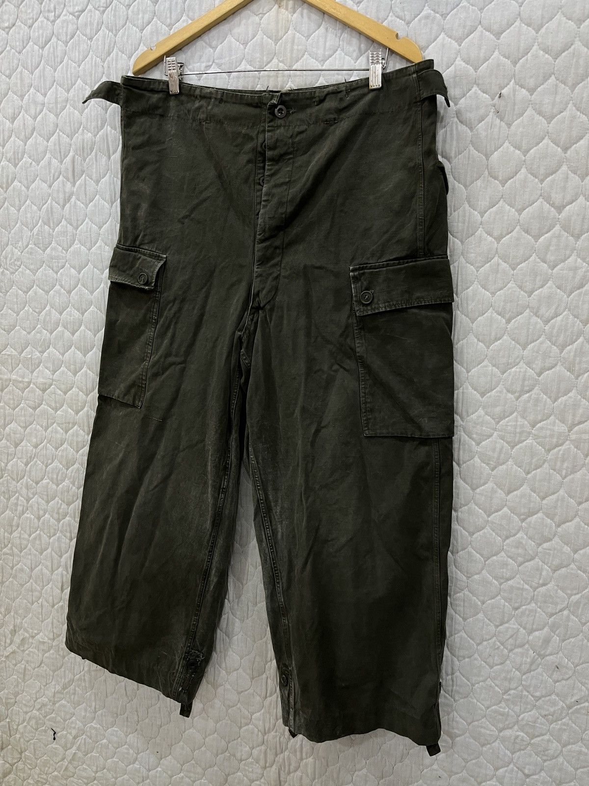 Vintage (Kkk). RARE VINTAGE MILITARY WAR PANTS Size US 38 / EU 54 - 3 Thumbnail