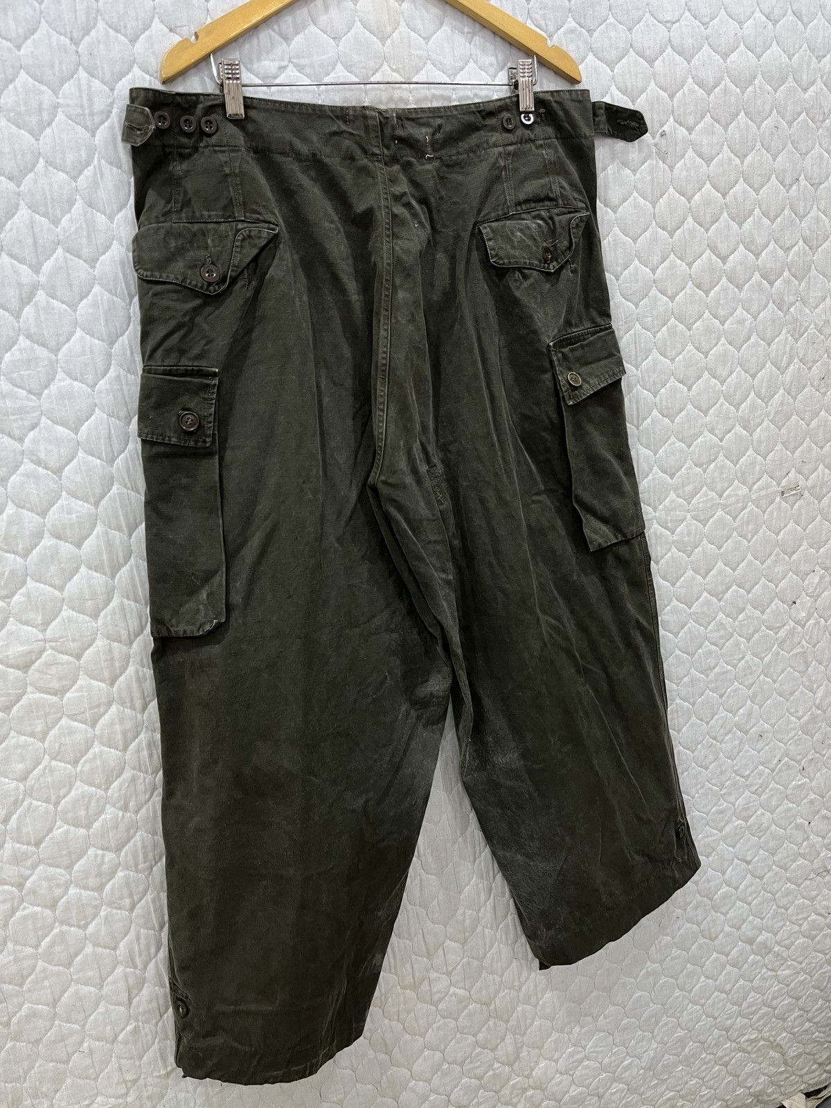 Vintage (Kkk). RARE VINTAGE MILITARY WAR PANTS Size US 38 / EU 54 - 6 Thumbnail