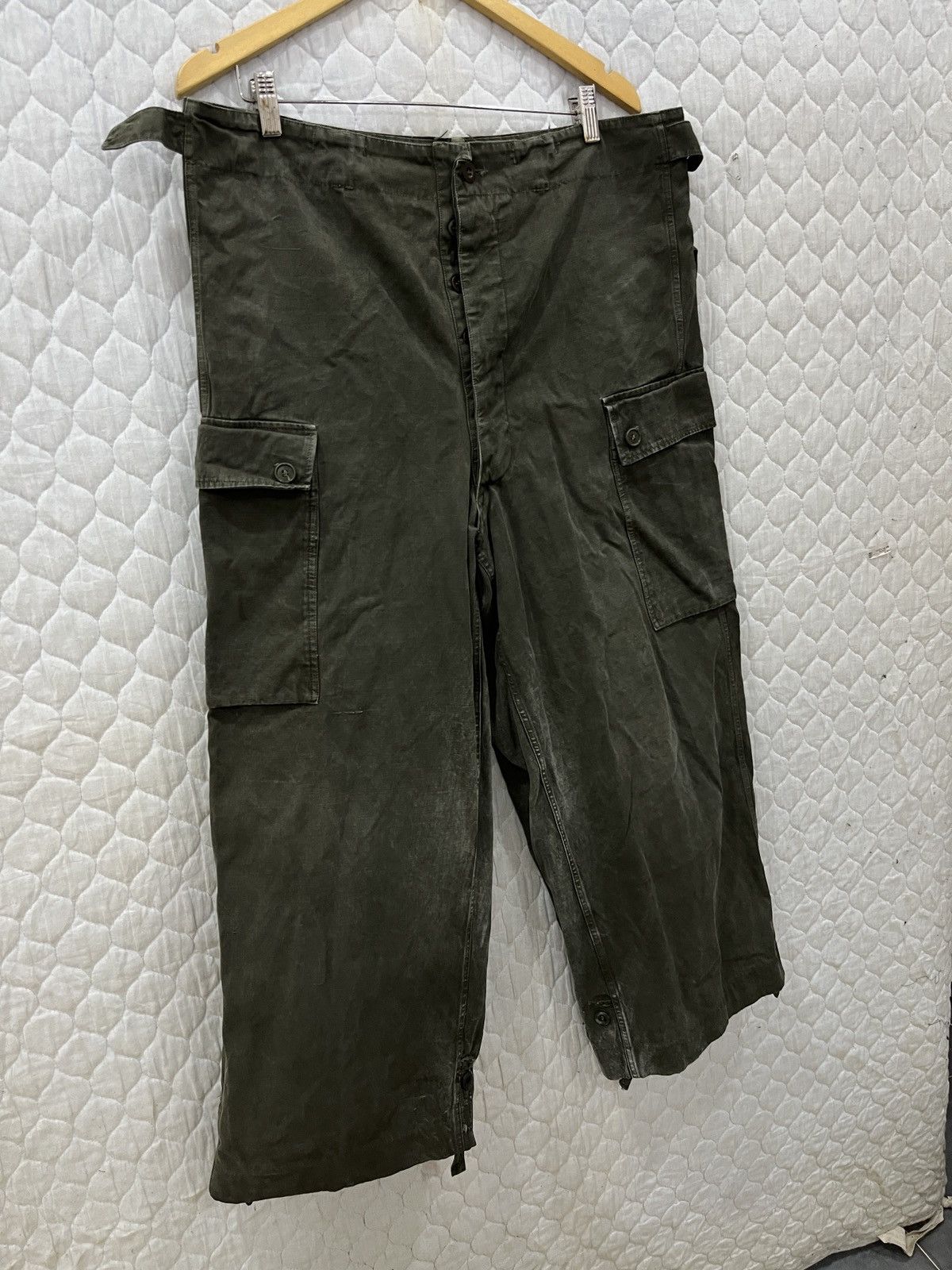 Vintage (Kkk). RARE VINTAGE MILITARY WAR PANTS Size US 38 / EU 54 - 5 Thumbnail