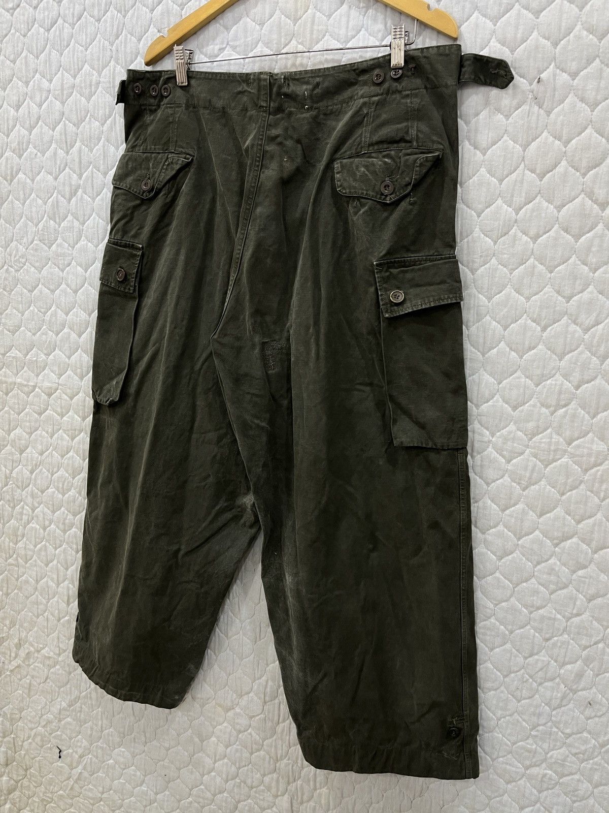 Vintage (Kkk). RARE VINTAGE MILITARY WAR PANTS Size US 38 / EU 54 - 4 Thumbnail