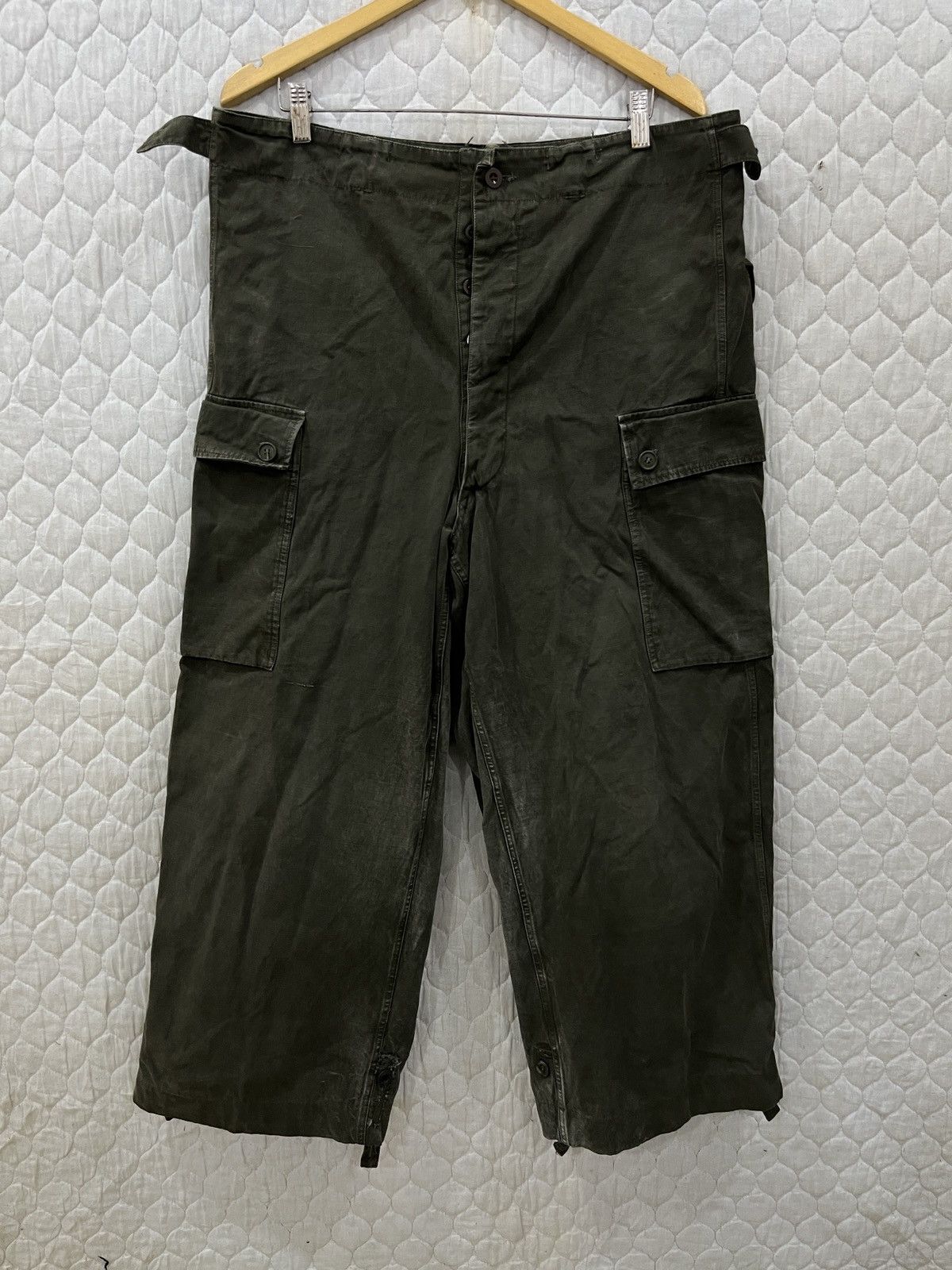 Vintage (Kkk). RARE VINTAGE MILITARY WAR PANTS Size US 38 / EU 54 - 1 Thumbnail