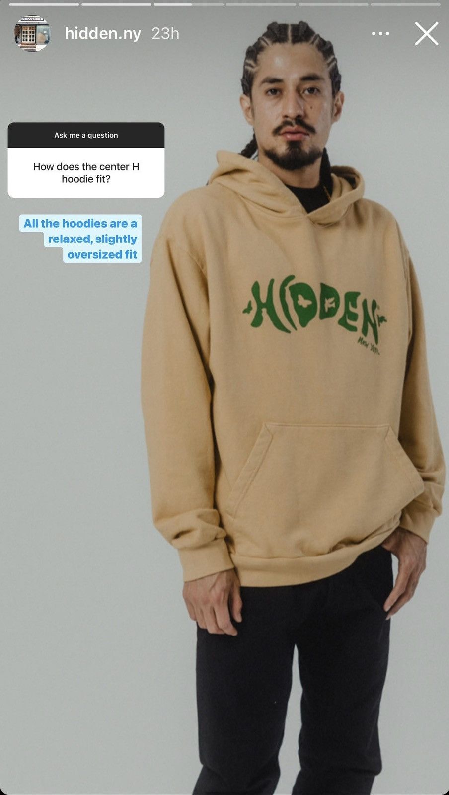 HIDDEN Hidden NY Floating Hoodie Size US L / EU 52-54 / 3 - 4 Thumbnail