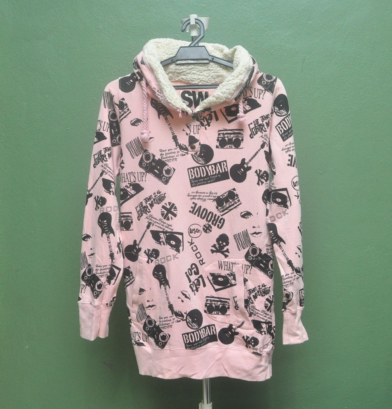 Band Tees × Designer × Japanese Brand Vintage Music Theme Fullprint Hoodie Sweater Size M / US 6-8 / IT 42-44 - 1 Thumbnail