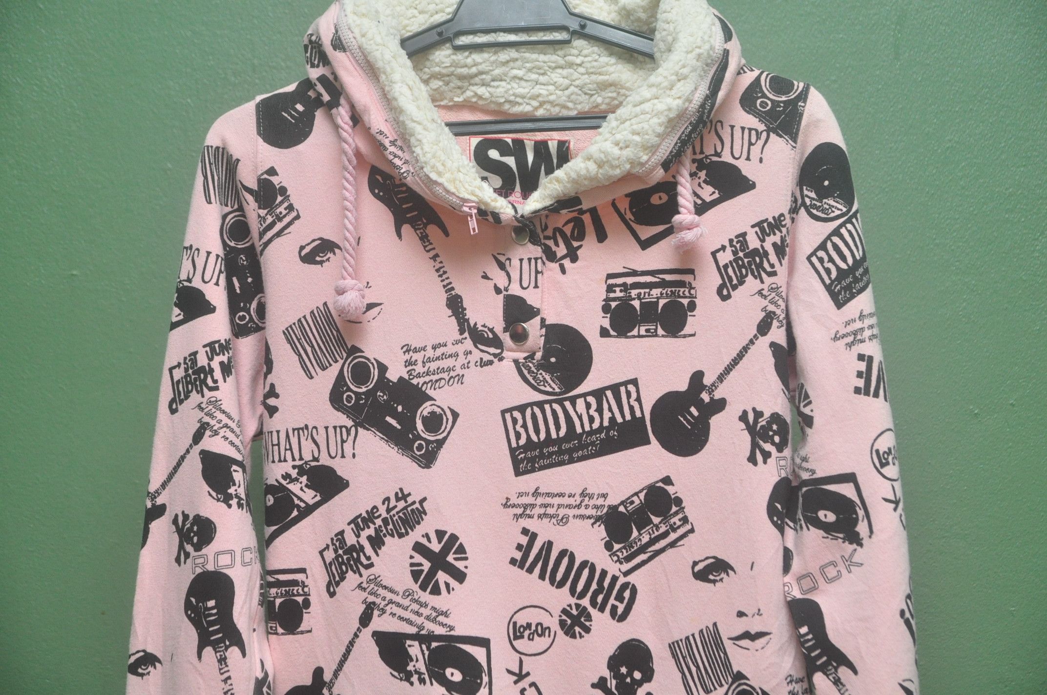 Band Tees × Designer × Japanese Brand Vintage Music Theme Fullprint Hoodie Sweater Size M / US 6-8 / IT 42-44 - 3 Thumbnail