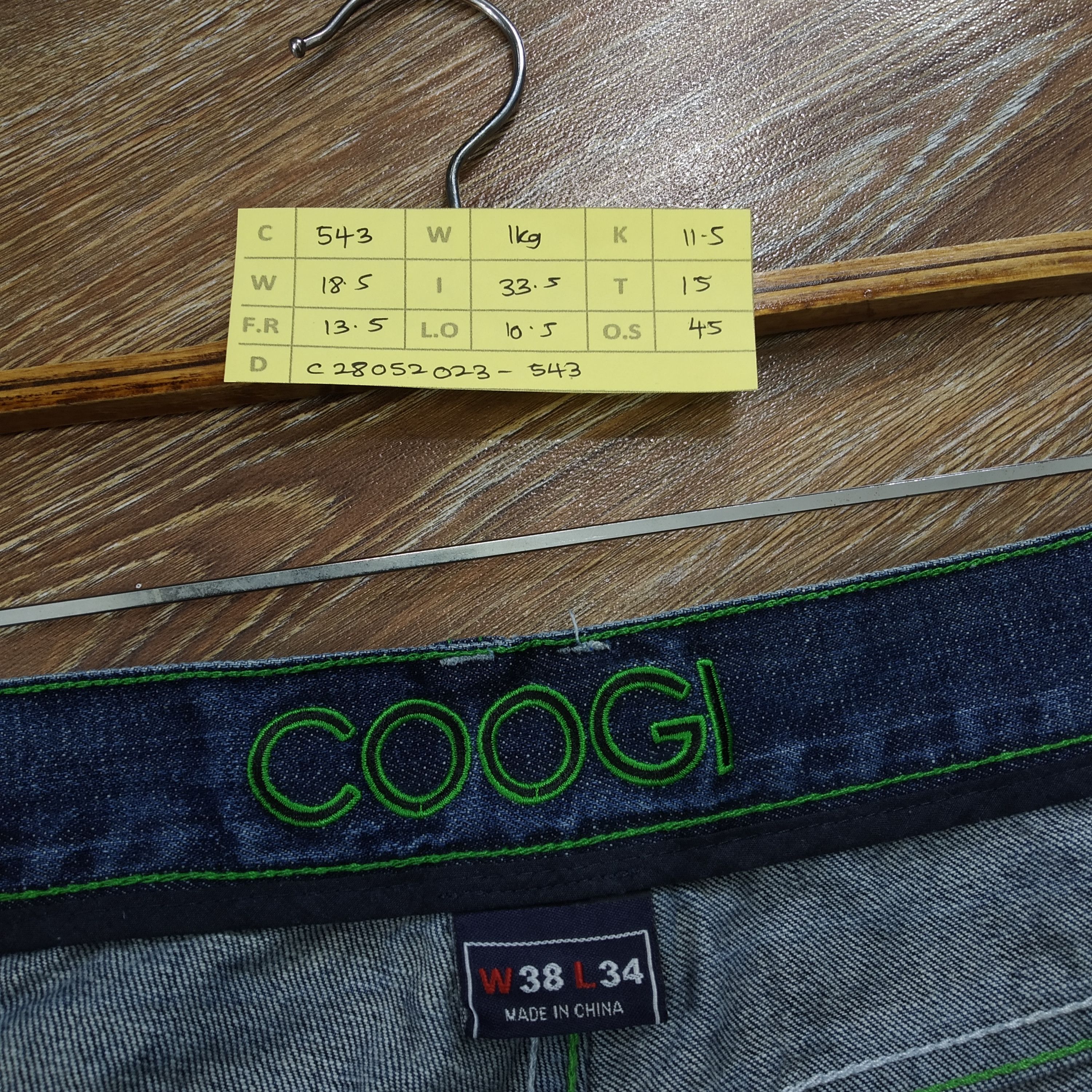 Coogi Vintage Coogi Stonewash Denim Jeans Embroider Logo On Pocket Size US 37 - 17 Thumbnail