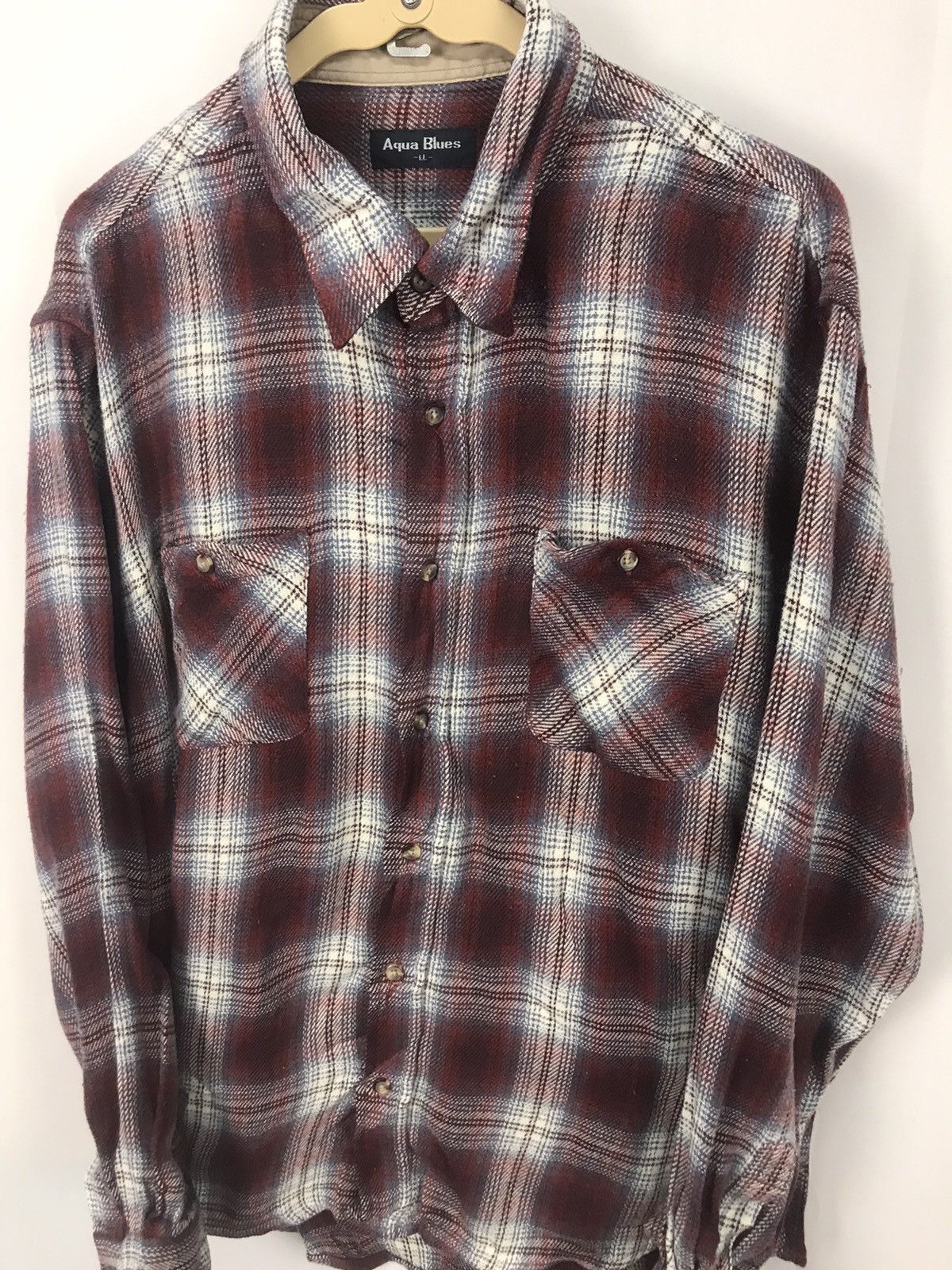 Flannel × Japanese Brand Aqua blue flannel shirt Size US M / EU 48-50 / 2 - 5 Thumbnail