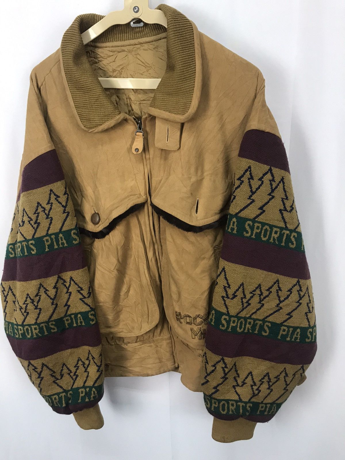 Japanese Brand Vintage Pia sport bomber zipper jacket Size US L / EU 52-54 / 3 - 7 Thumbnail