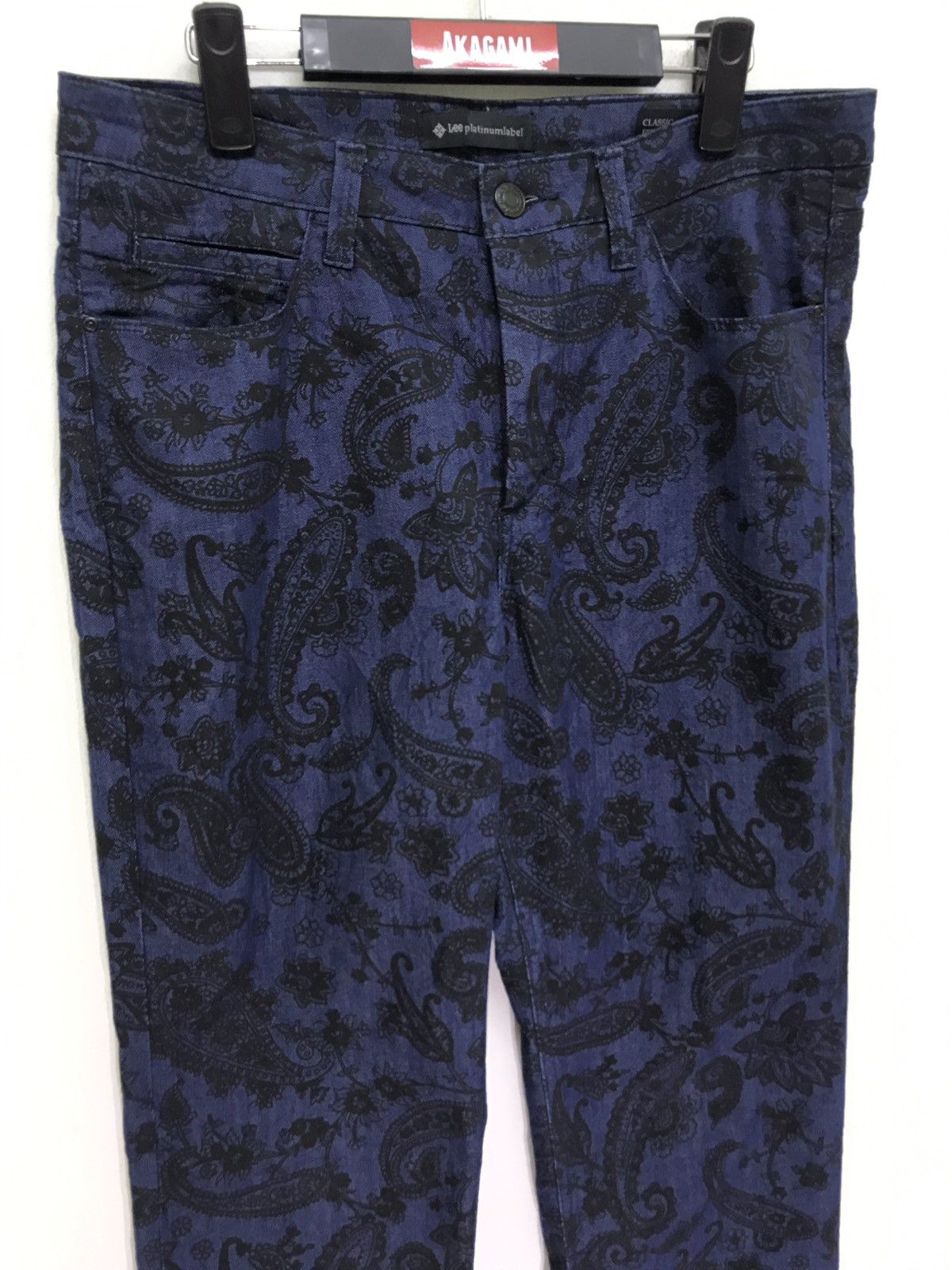 Lee Lee Platinum Label Bandana Paisley Fullprinted Regular Size US 33 - 1 Thumbnail