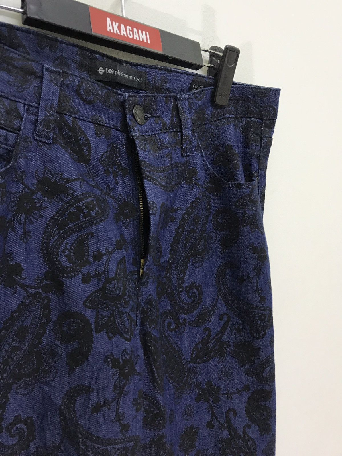 Lee Lee Platinum Label Bandana Paisley Fullprinted Regular Size US 33 - 4 Thumbnail