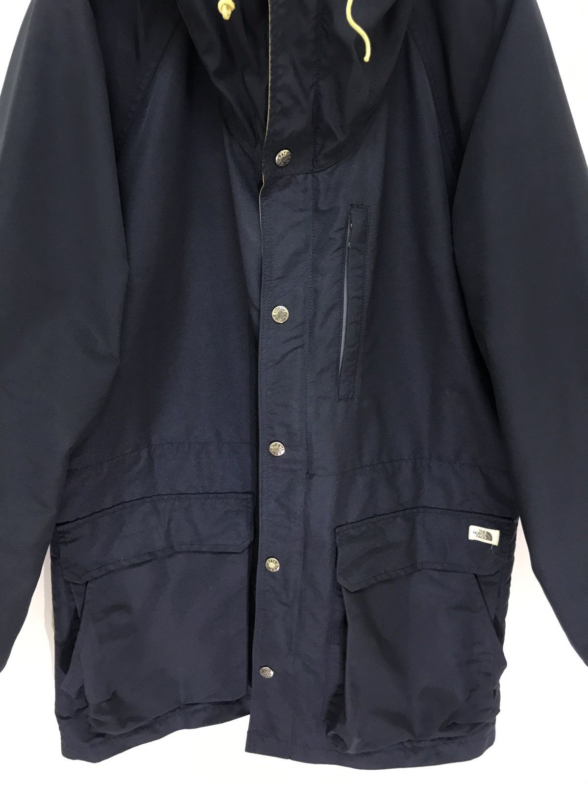 The North Face 🏞 Vtg Nylon Mountain Parka The North Face Navy Blue 46🟩 Size US L / EU 52-54 / 3 - 3 Thumbnail