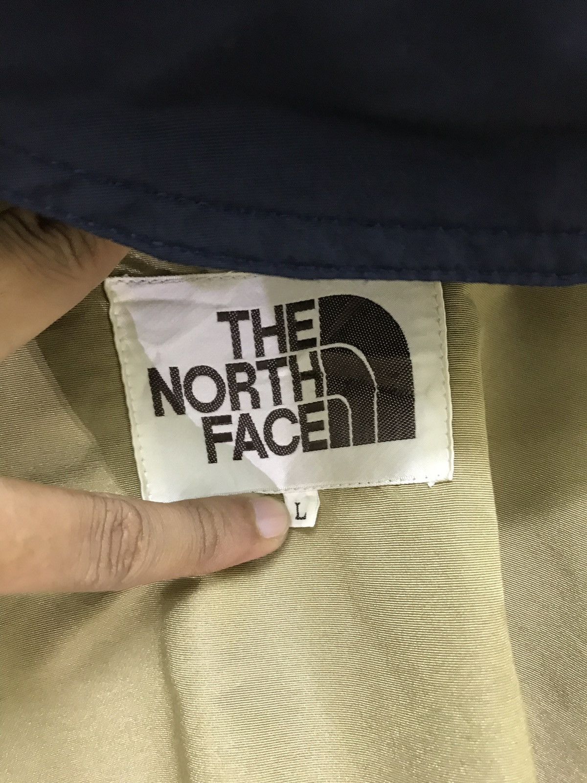 The North Face 🏞 Vtg Nylon Mountain Parka The North Face Navy Blue 46🟩 Size US L / EU 52-54 / 3 - 9 Thumbnail