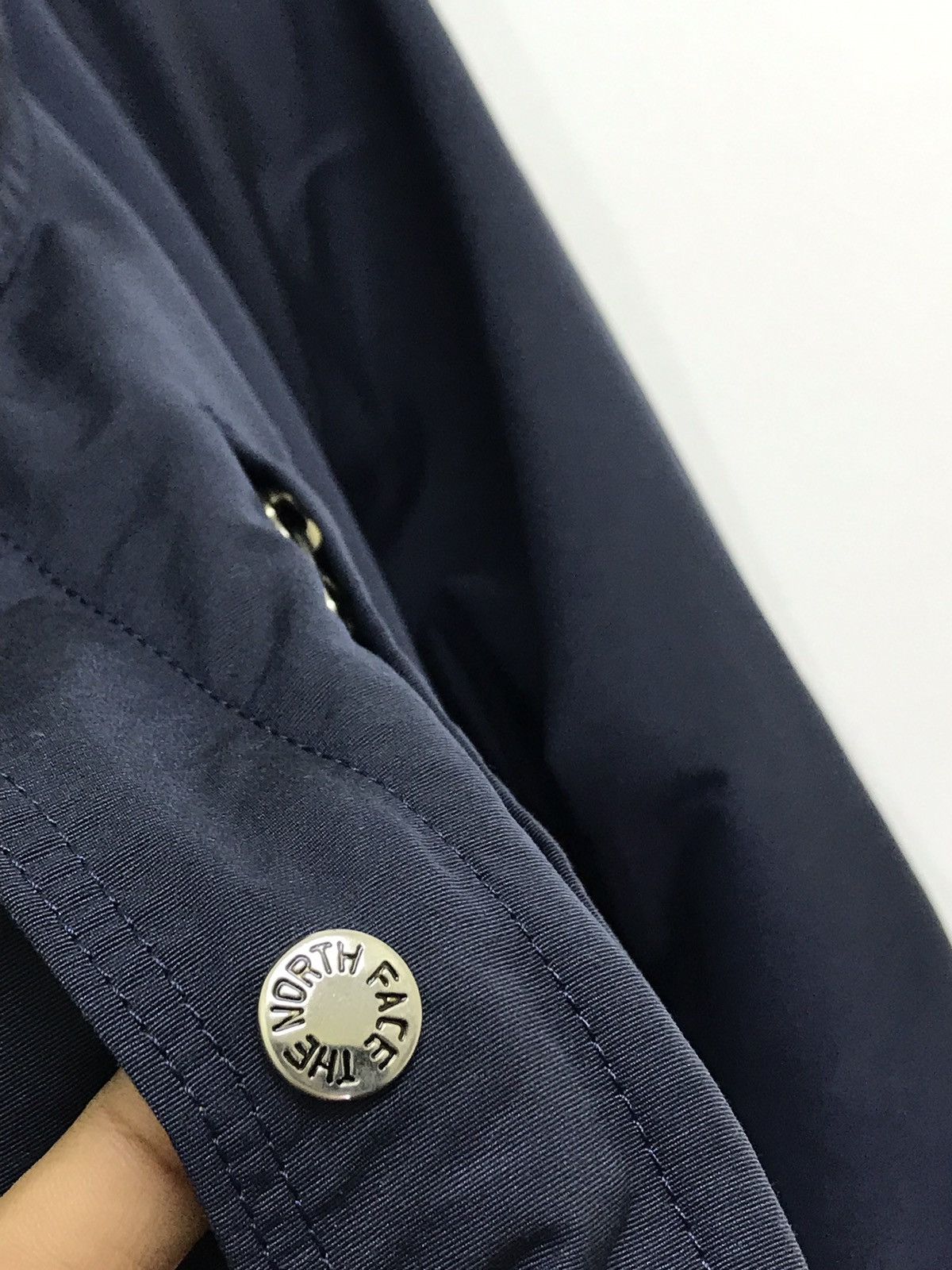 The North Face 🏞 Vtg Nylon Mountain Parka The North Face Navy Blue 46🟩 Size US L / EU 52-54 / 3 - 5 Thumbnail