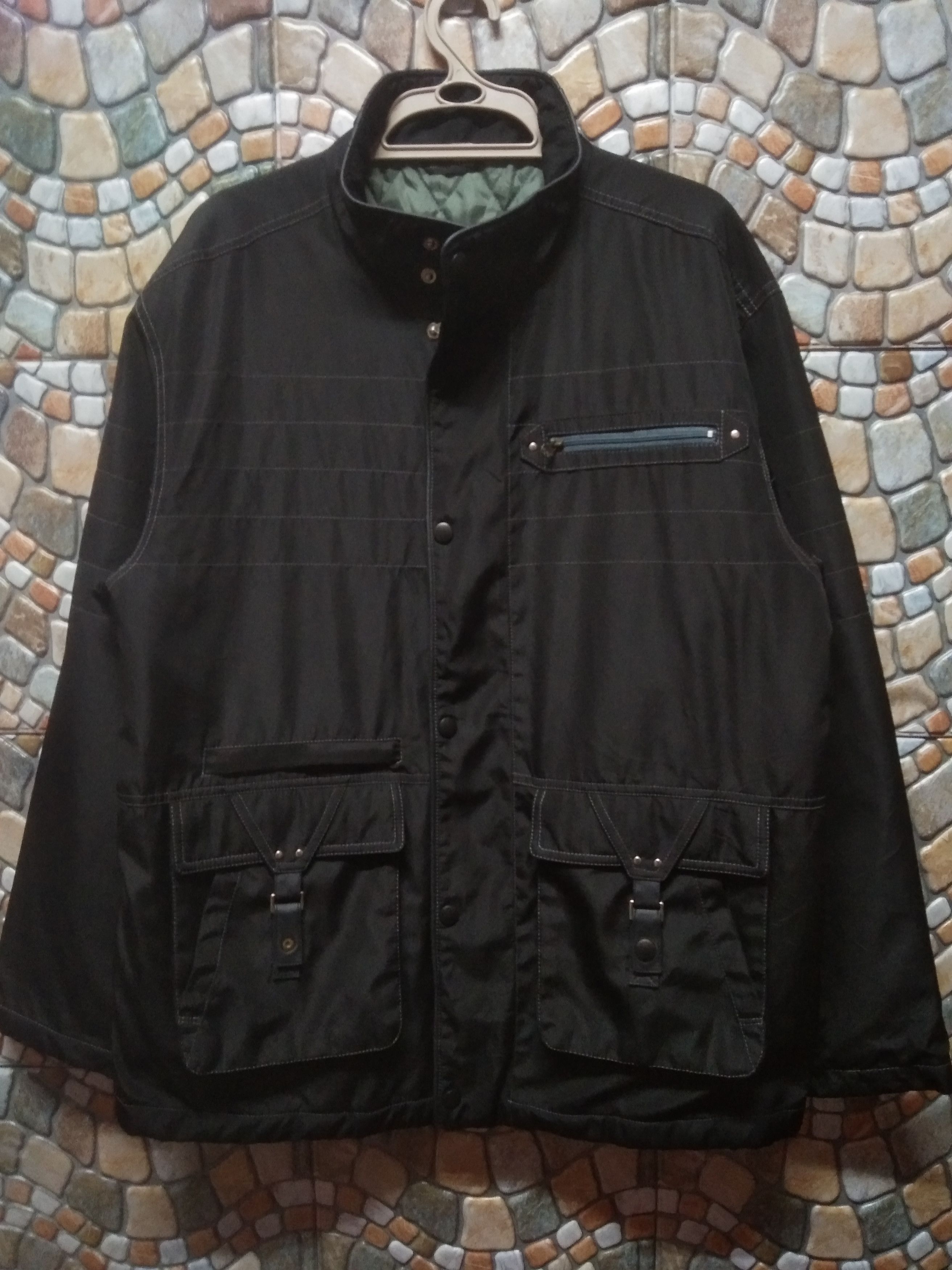 Japanese Brand JAPANESE BRAND HIFUMI QUILTED LONG JACKET Size US L / EU 52-54 / 3 - 1 Thumbnail