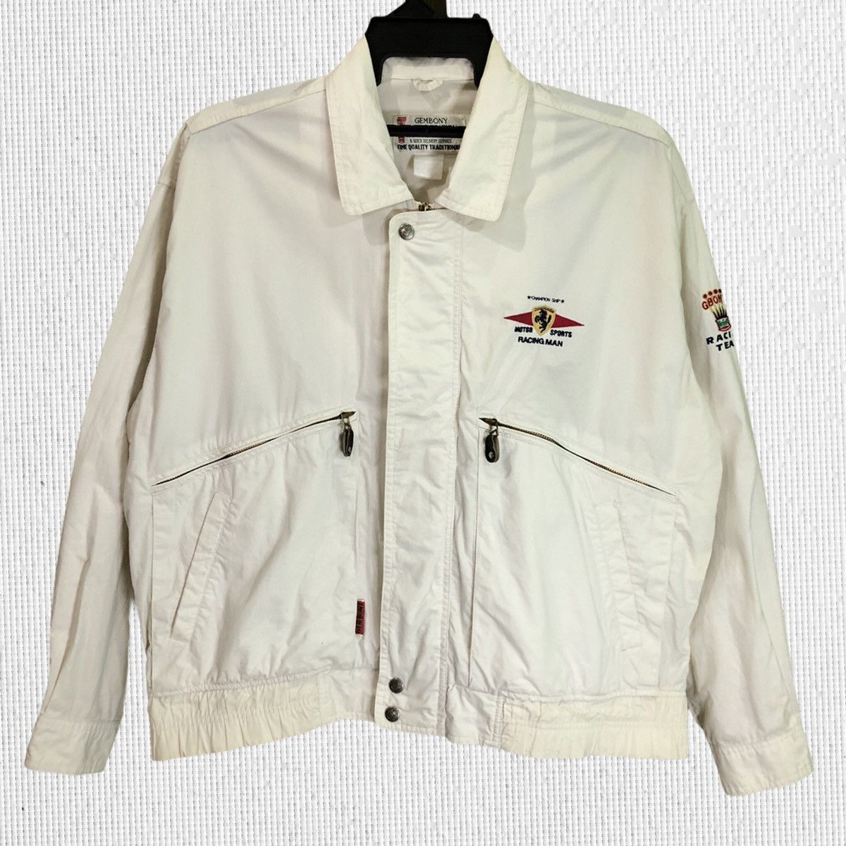 image of Vintage Gembony Super Edition Racing Bomber Jacket, Men's (Size XL)