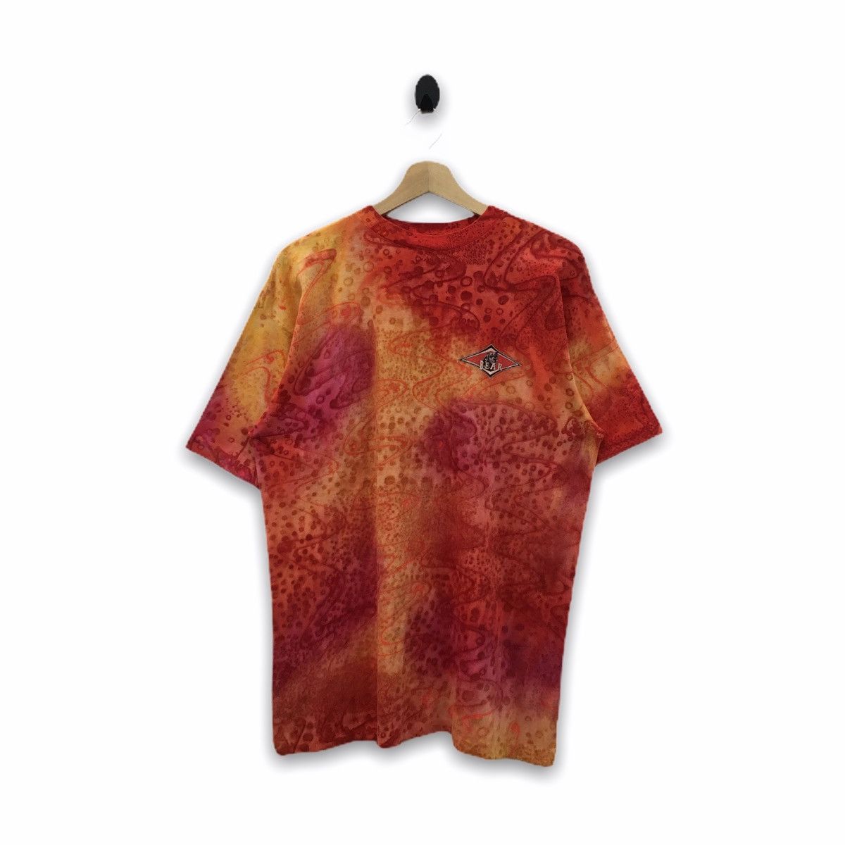 Vintage Rare Vintage 90s Bear Surfboard Tye Dye Tshirt Size US L / EU 52-54 / 3 - 2 Thumbnail