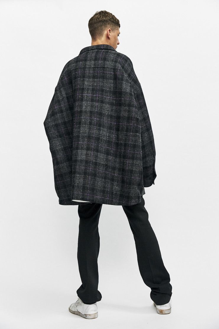 Raf Simons Tartan Print Padded Shirt Coat Size US M / EU 48-50 / 2 - 12 Thumbnail