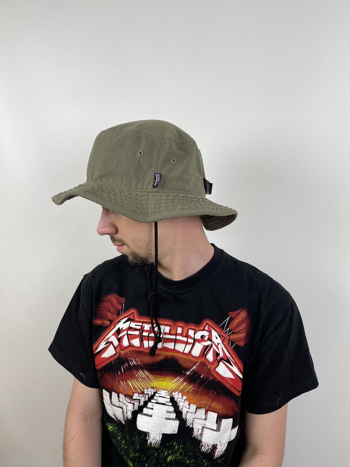 Patagonia Vintage Patagonia Surfer Khaki Bucket Hat Size ONE SIZE - 1 Thumbnail