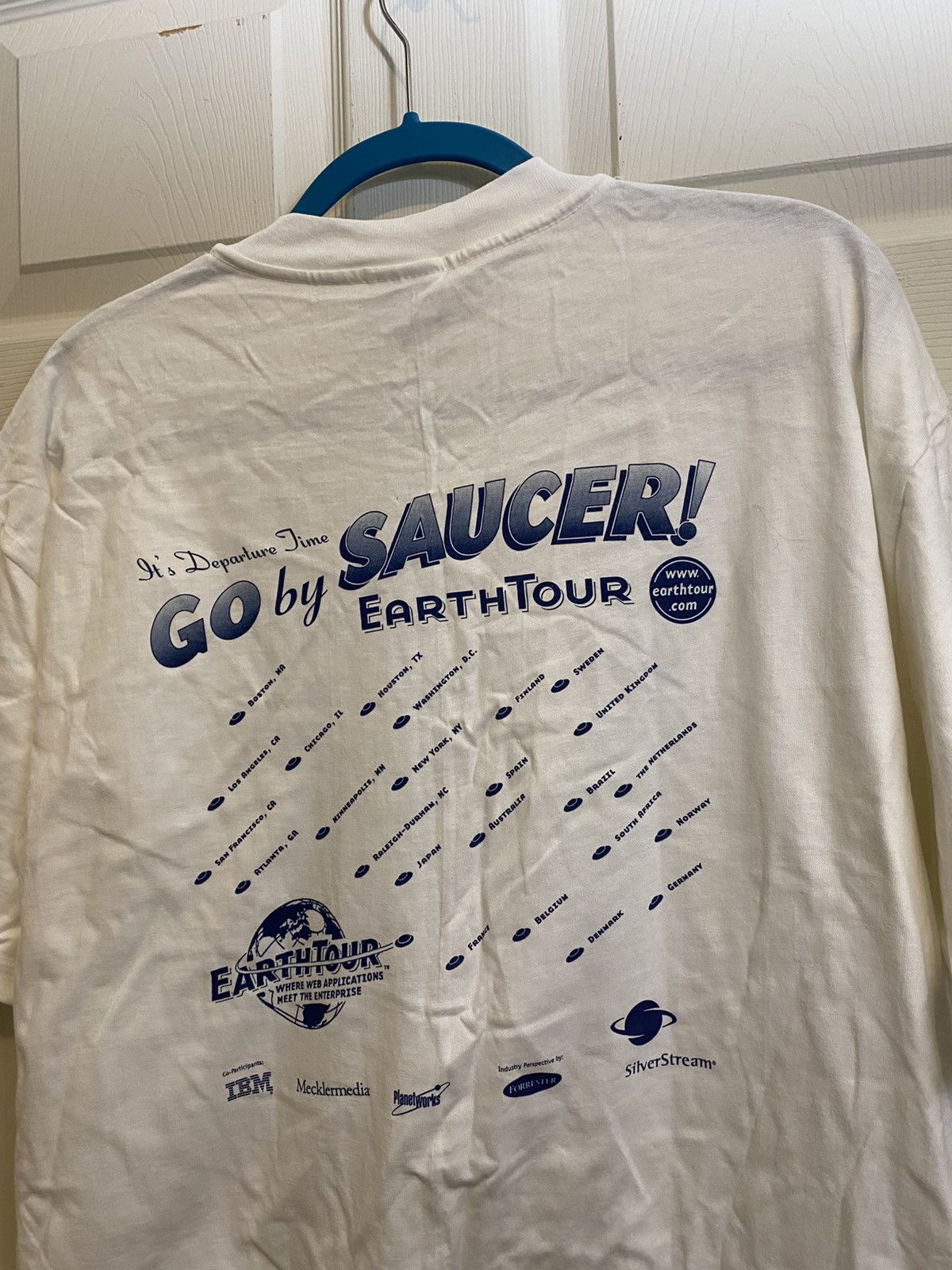 Alien Workshop Vintage 90s Alien Earth Tour T-Shirt Size US XL / EU 56 / 4 - 2 Thumbnail